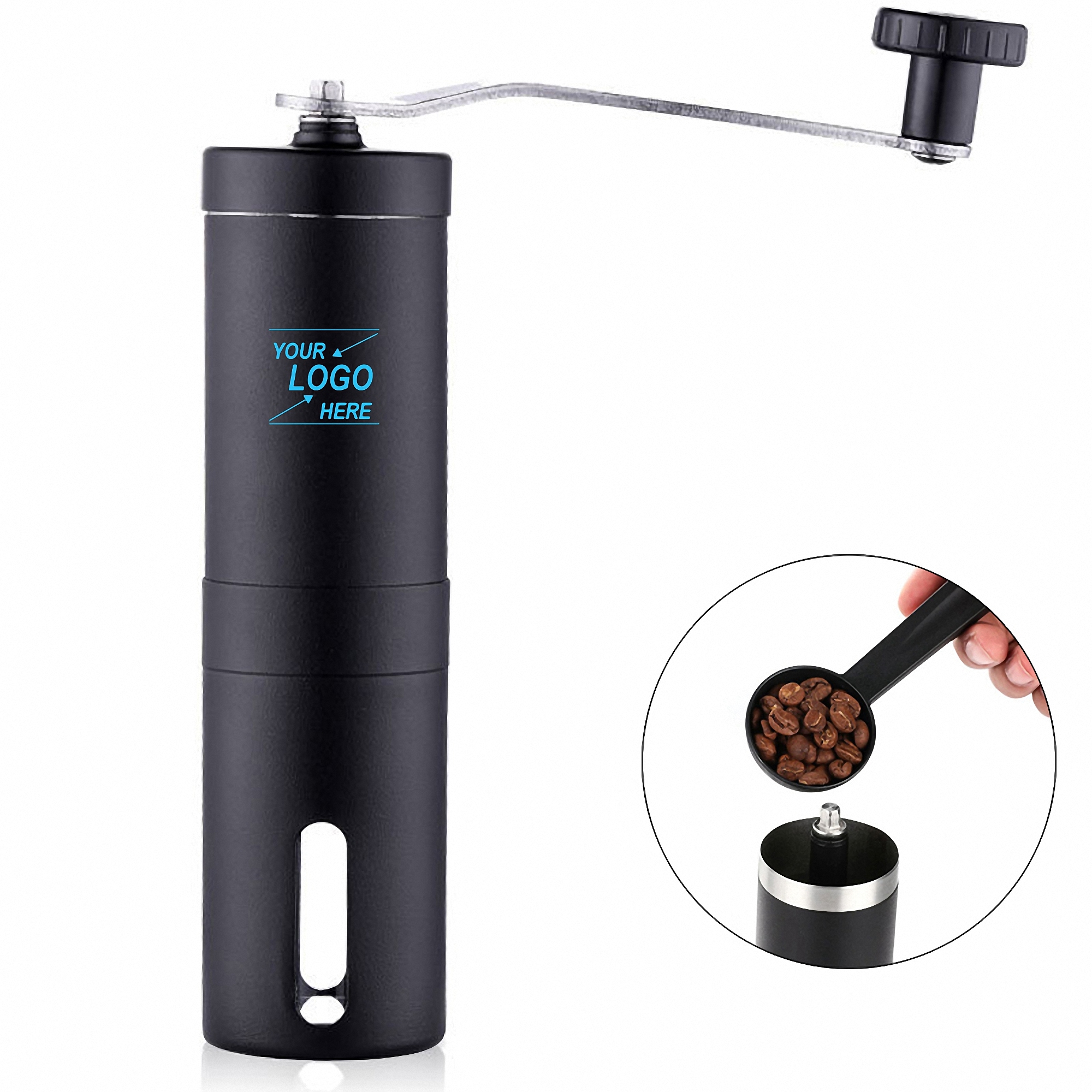 Manual Stainless Steel Coffee Grinder 2