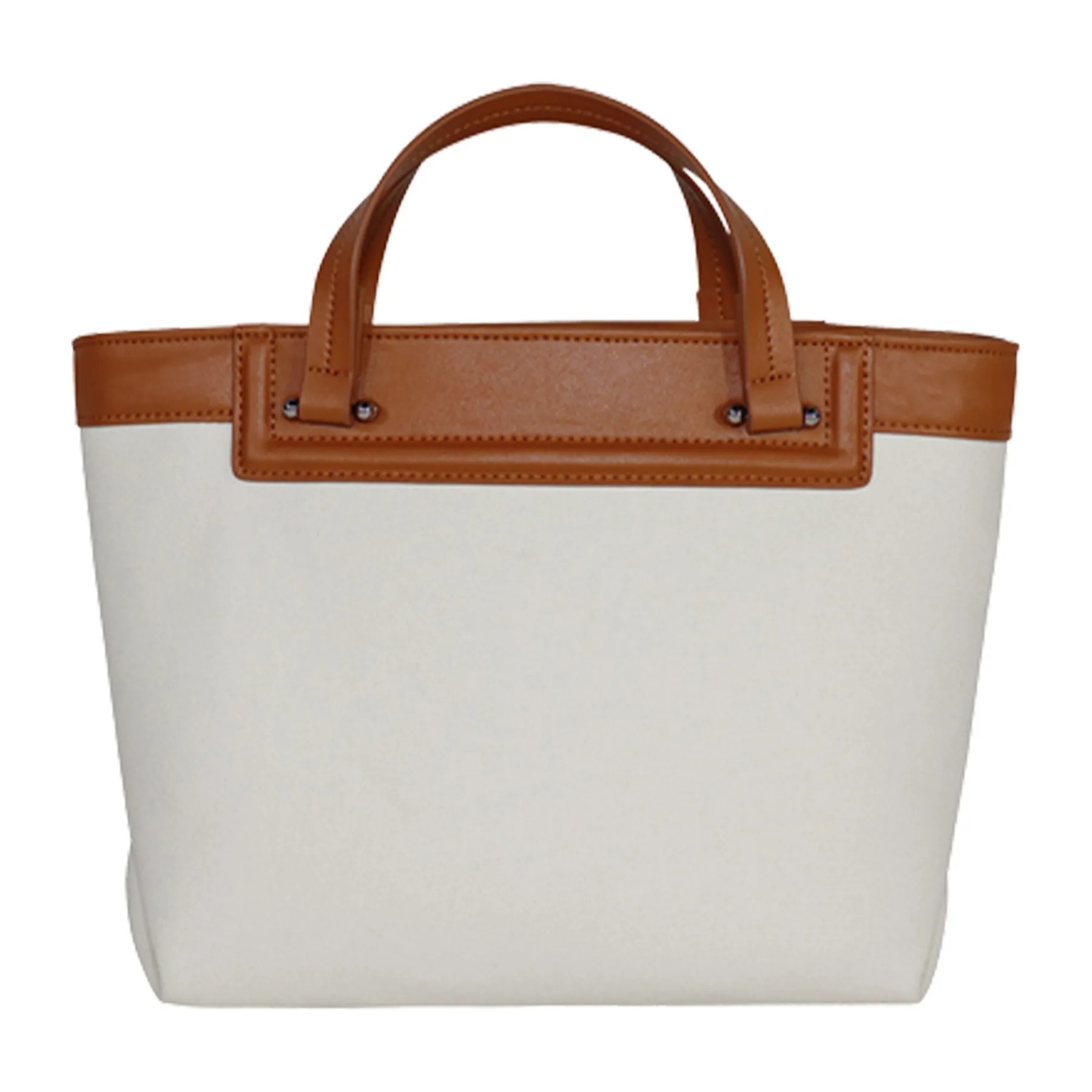 Full-Color 100% Cotton Canvas Tote Boat Bag W/ Lining, custom tote bag with logo imprint 2