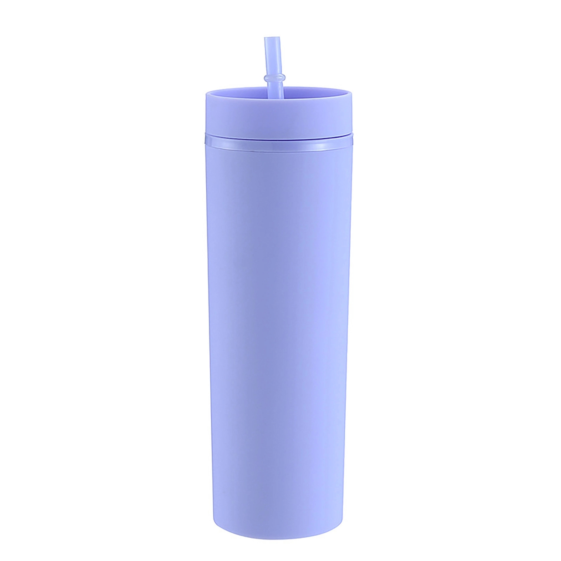 16Oz Double Layer Plastic Sports Straw Cup 4