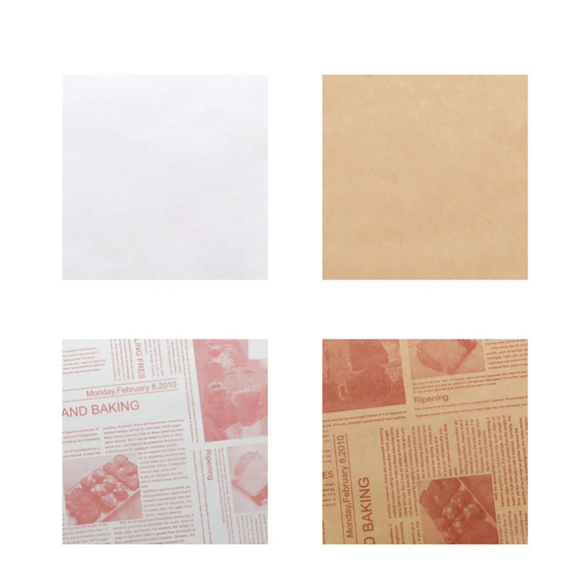 Customize Food Hamburger Paper 2