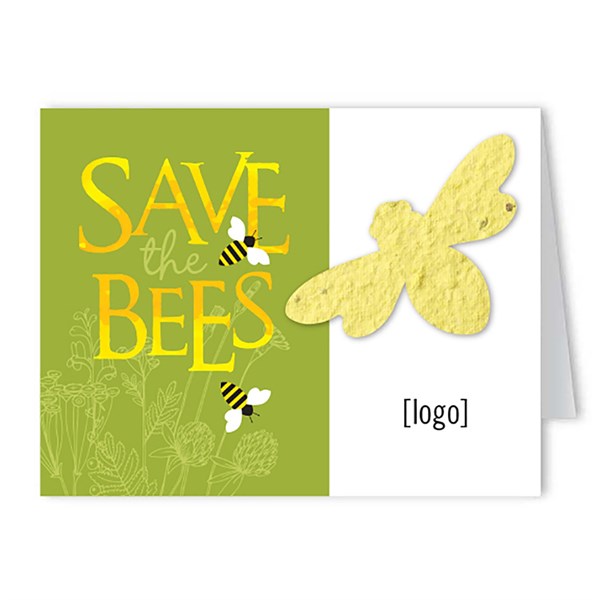 Seed Paper Shape Folding Card 2
