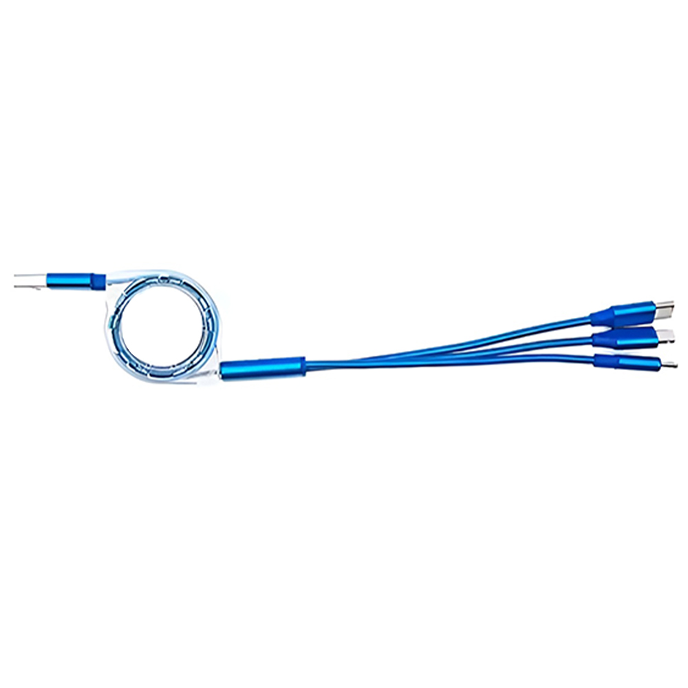 TriFlex Retractable 3-in-1 Cable 30