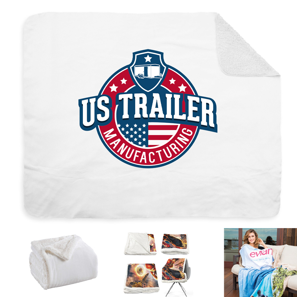 Sublimation 11.80 oz/yd Sherpa Blanket 8