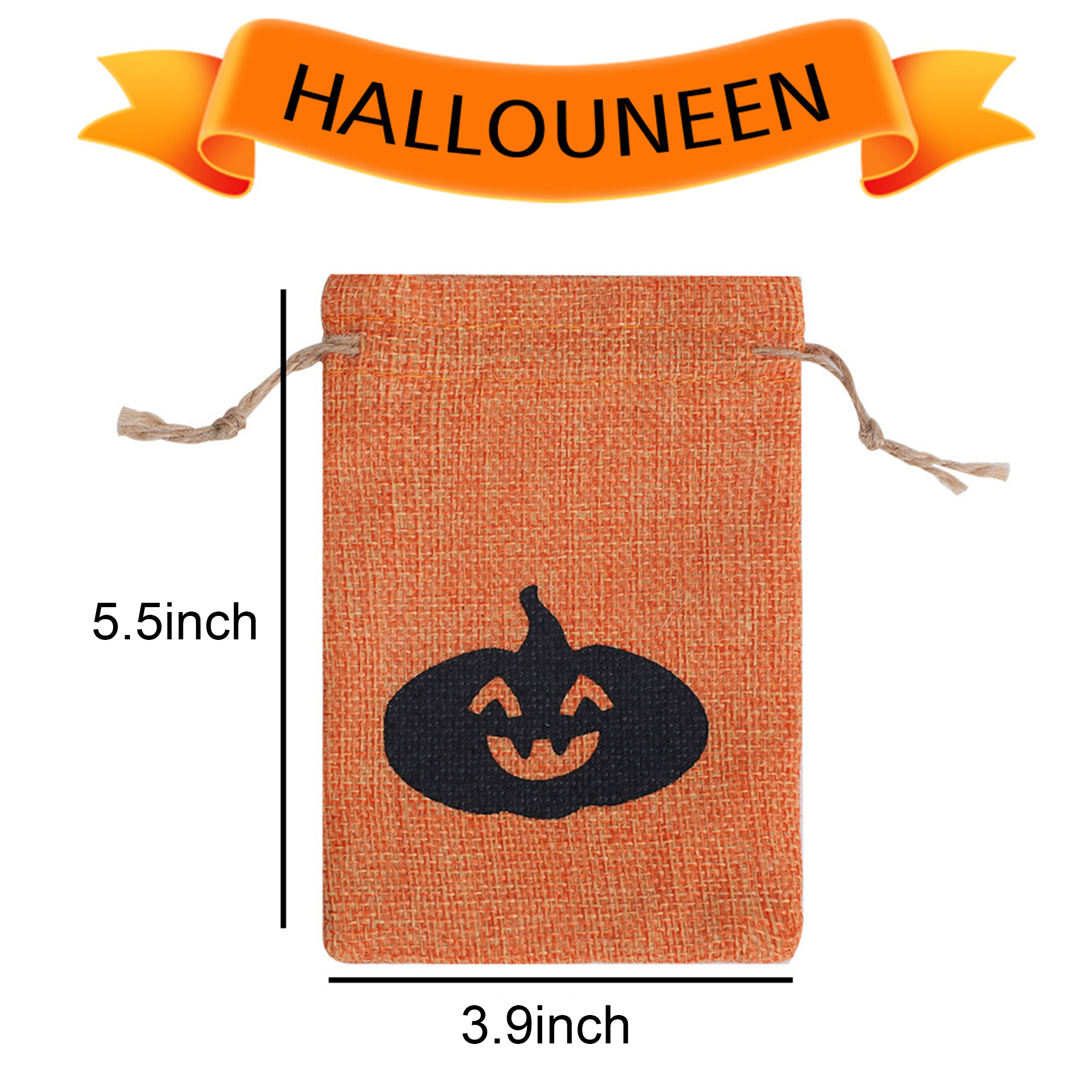 Pumpkin Halloween Candy Bags 1