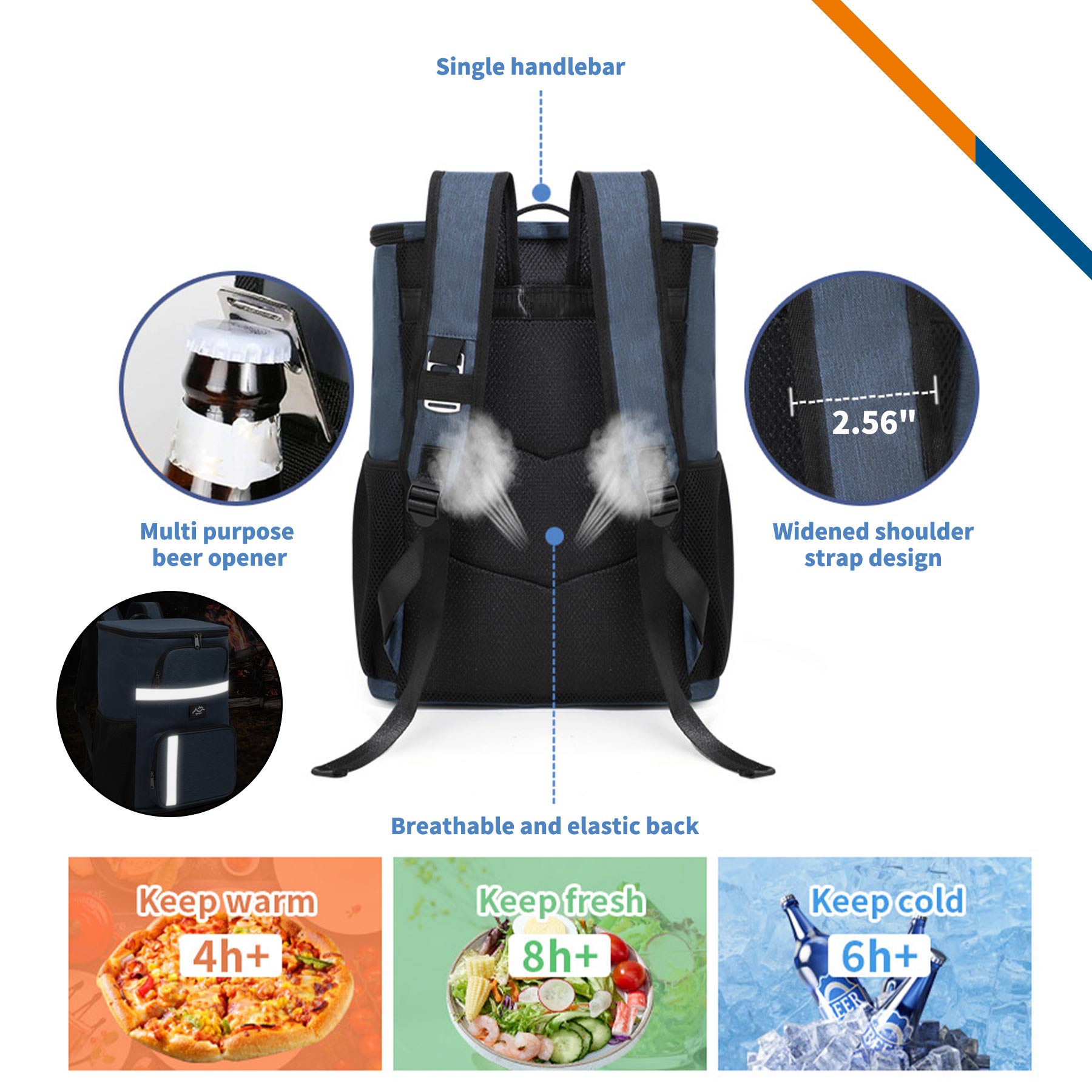 Coolip Outdoor PEVA Cooler Backpack 2