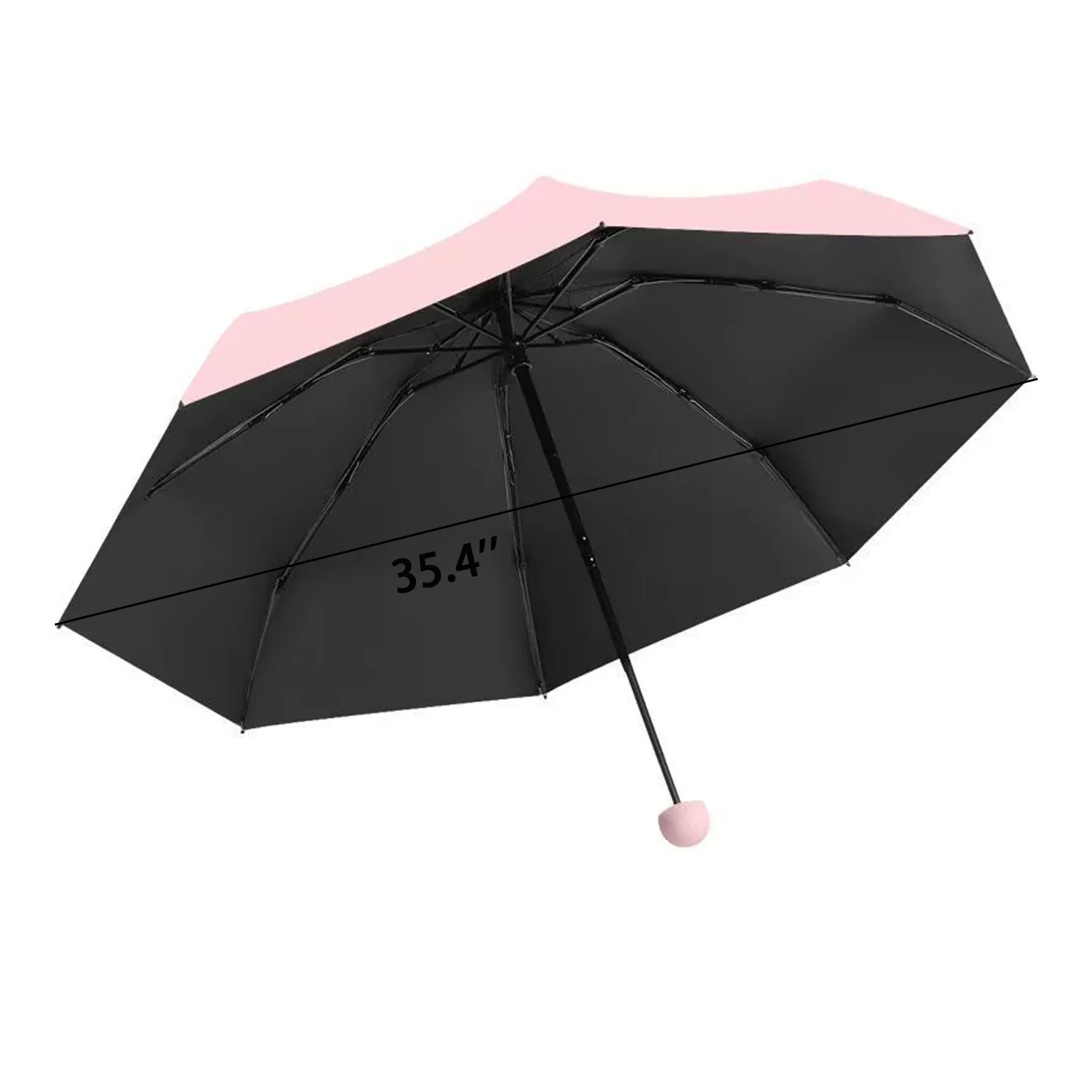 Mini Foldable Umbrella With Carry Case 3