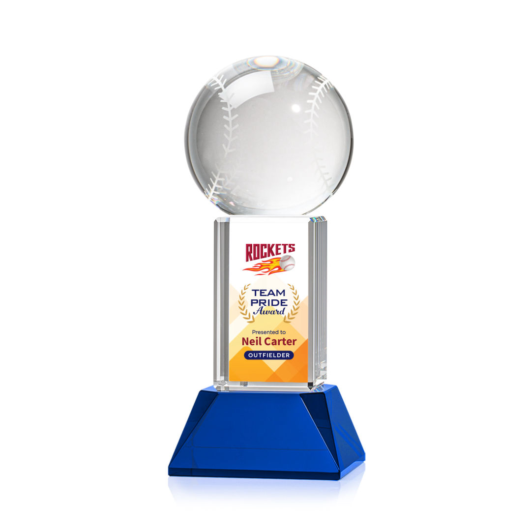 Baseball VividPrint™ Award on Stowe - Blue 6