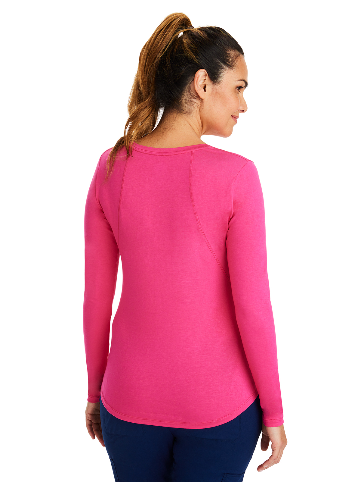 Healing Hands - HH Knits - Women's Pocketless Mackenzie Crew Neck Underscrub Tee 1