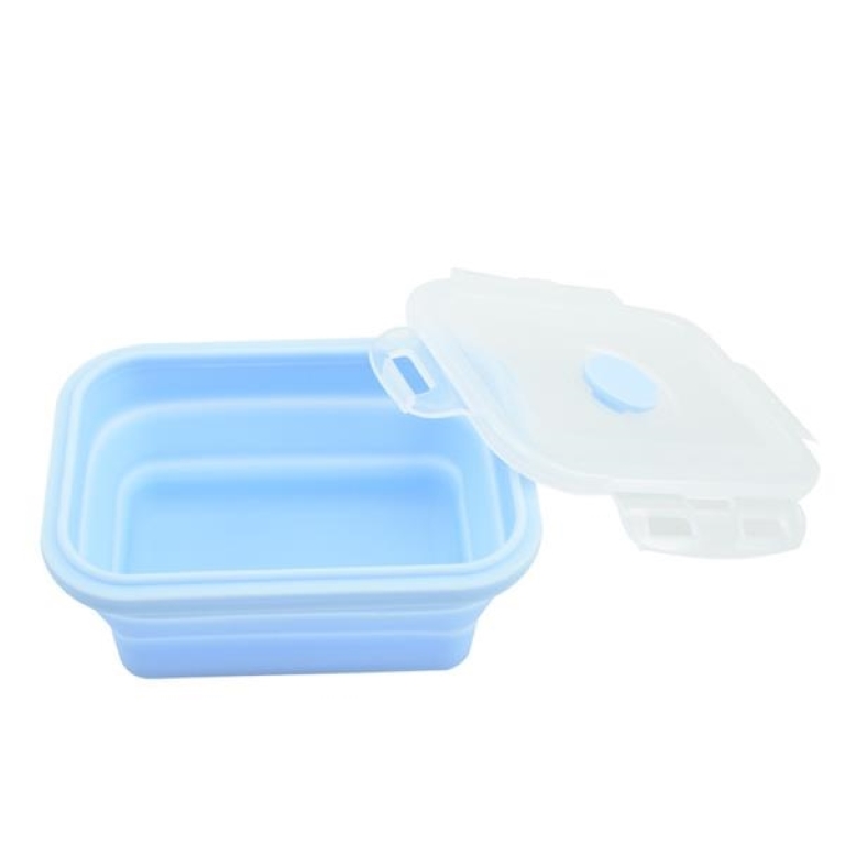 12OZ Silicone Foldable Collapisible Lunch Bento Box 6