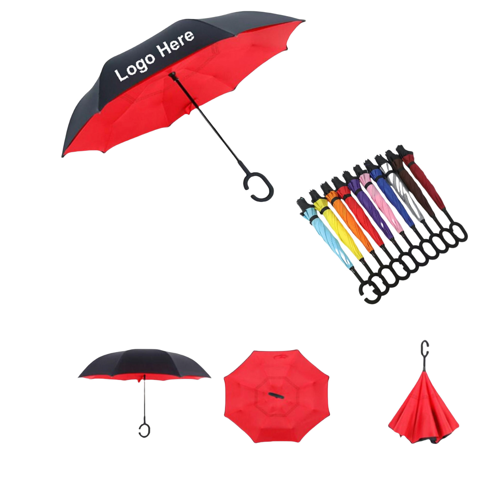 Inverted Reverse Upside Down Umbrella 1
