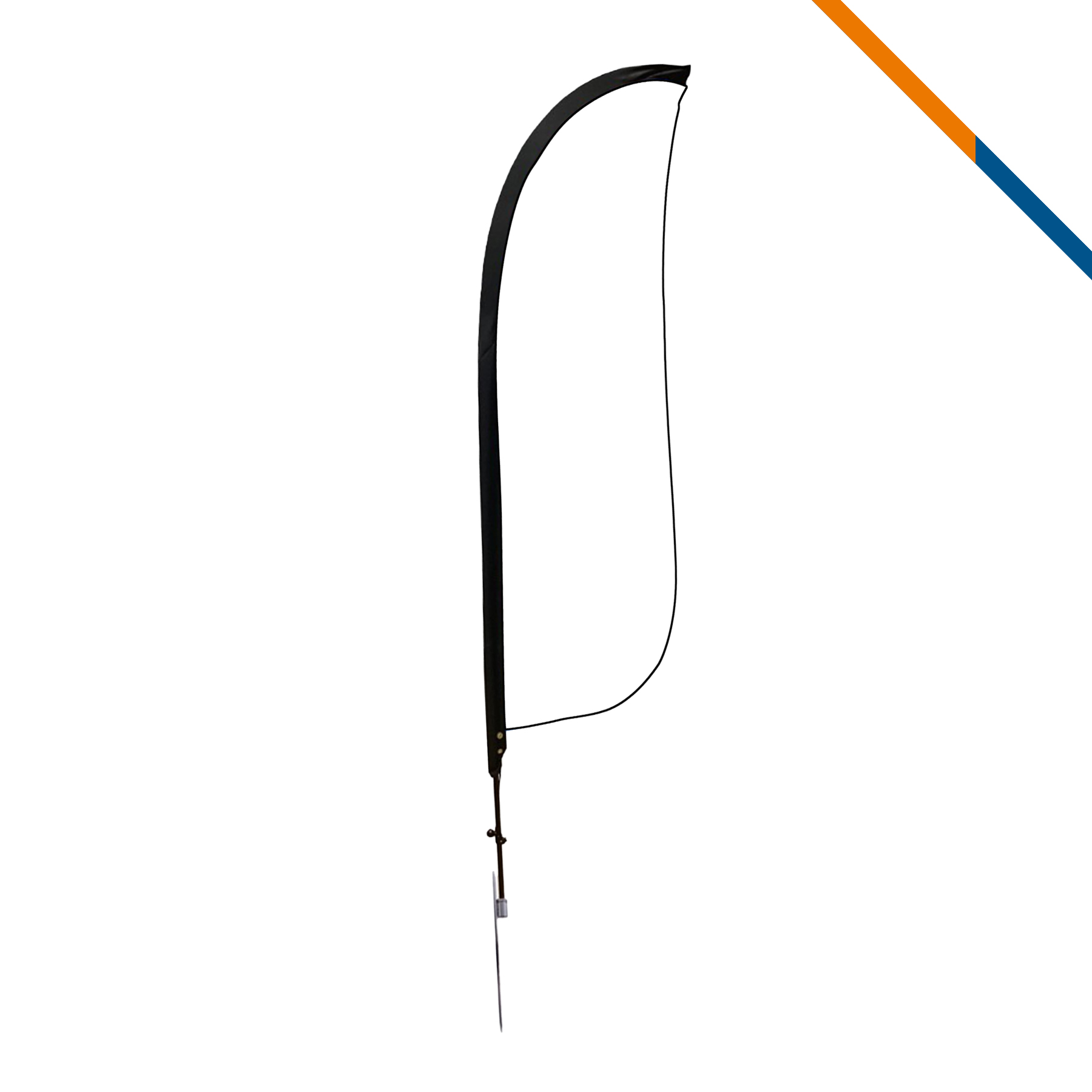 9' Zella Single-Sided Feather Flag 5