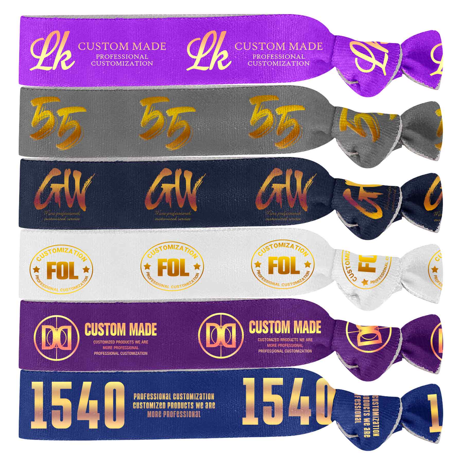 No Crease Ribbon Bands Hair Ties 2