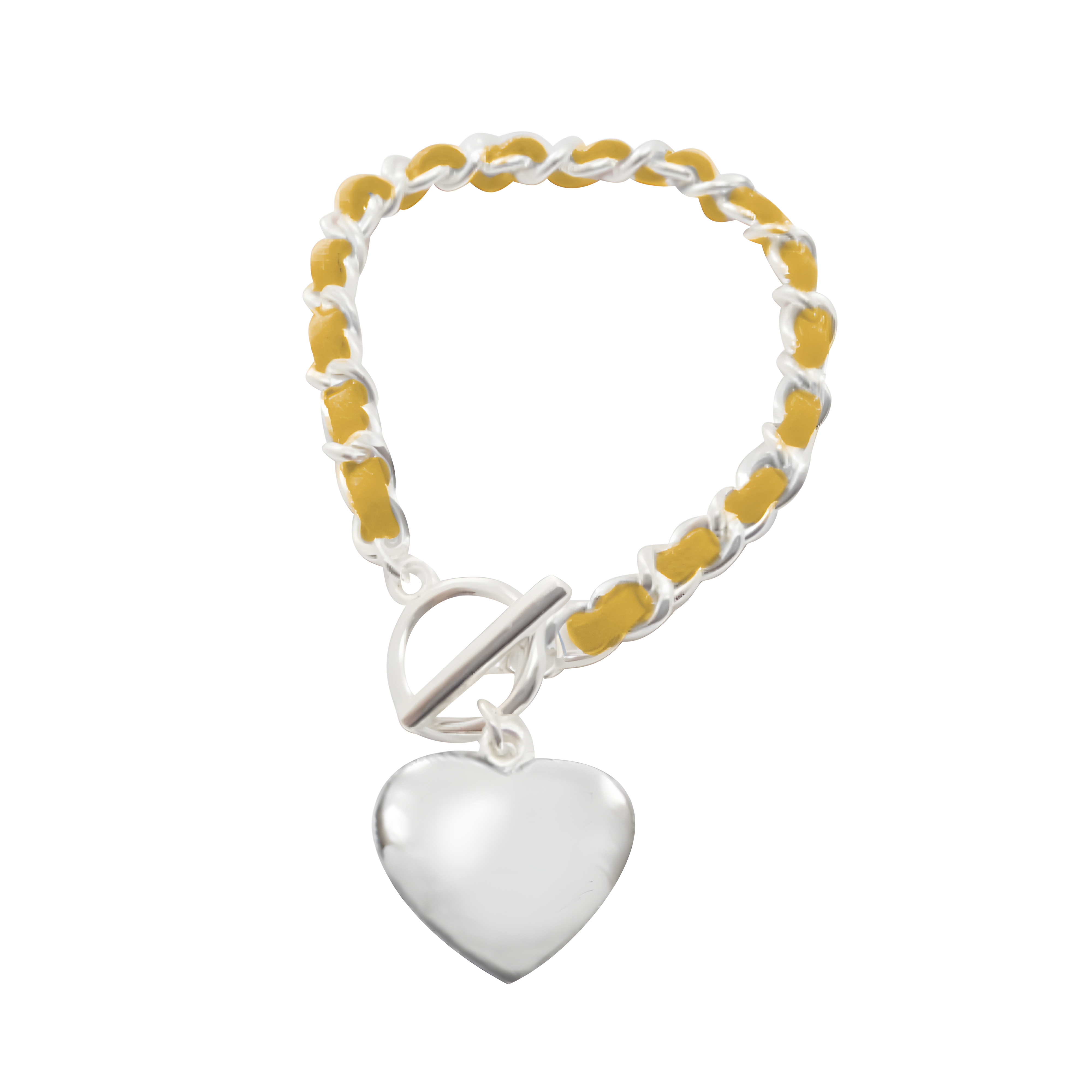 Enamel Heart Charm Bracelet 6