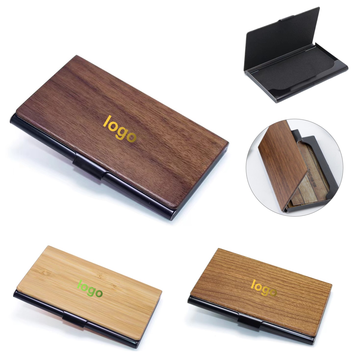 Wood Business Card Case 2