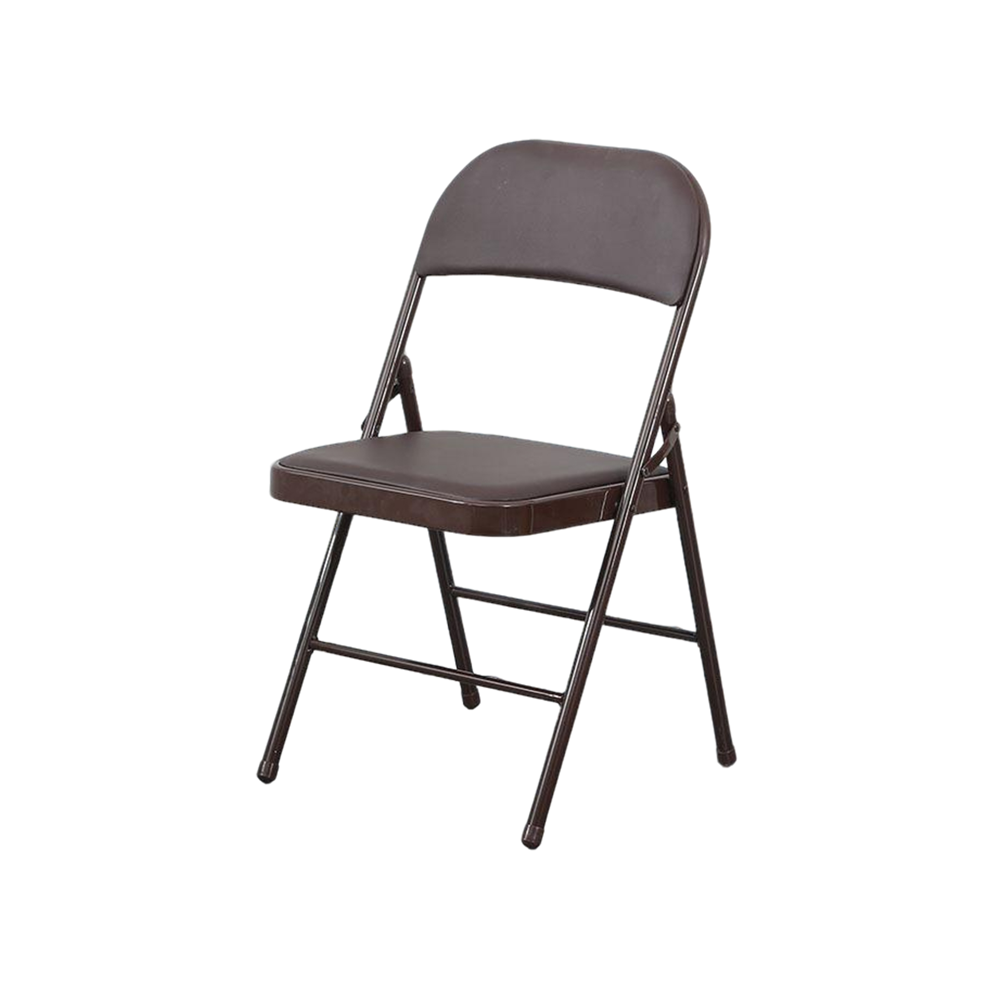 Foldable Iron Chair With PVC Leather Cushion 6