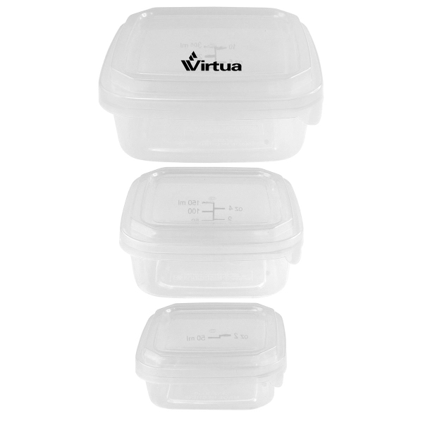 Square Portion Control Containers 2
