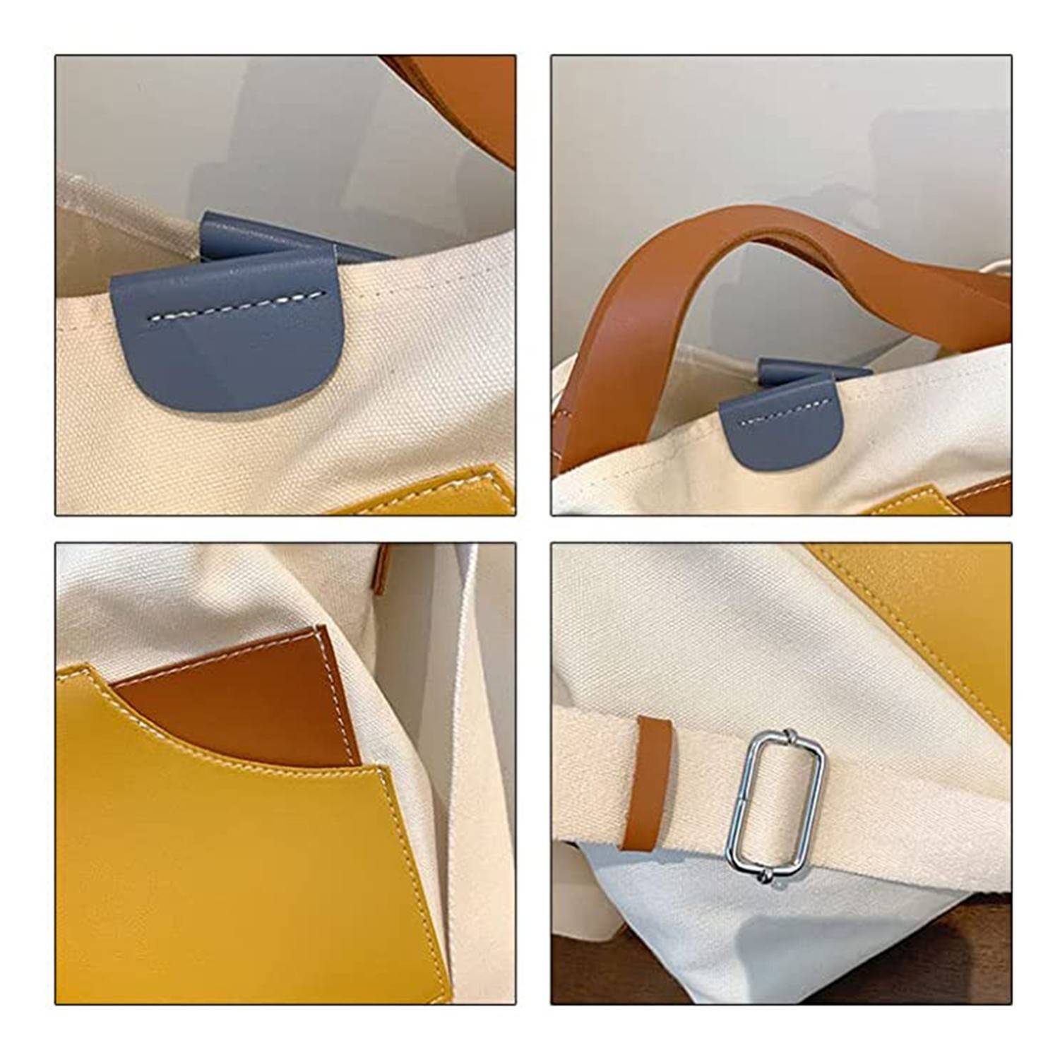 Canvas Shoulder Tote Bag, custom tote bag with logo imprint 1
