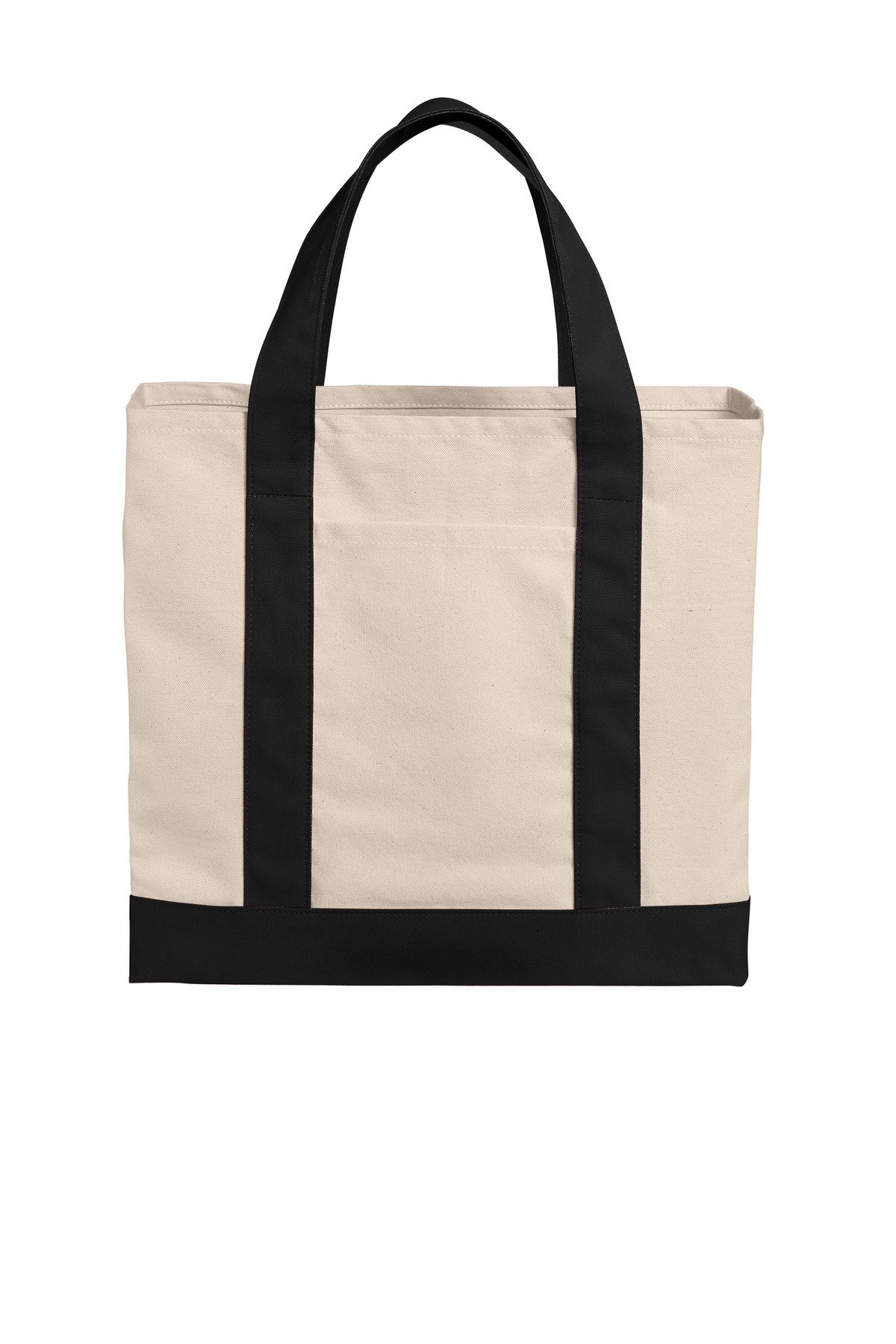 Cotton Canvas Two-Tone Tote