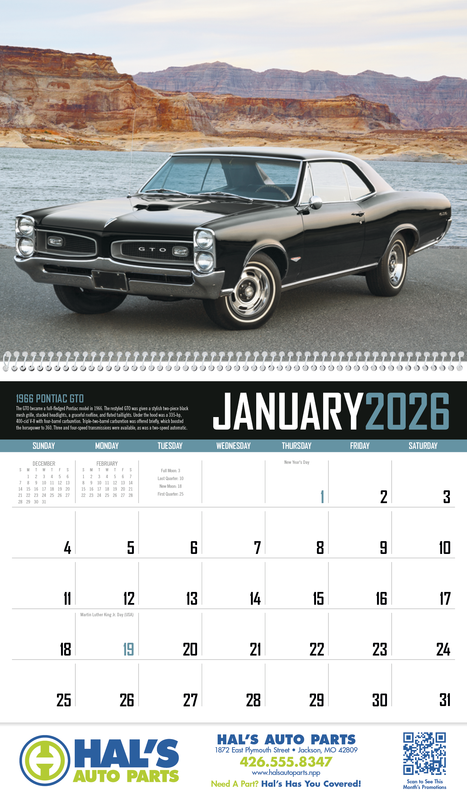 Triumph® Calendars Muscle Cars Calendar 45