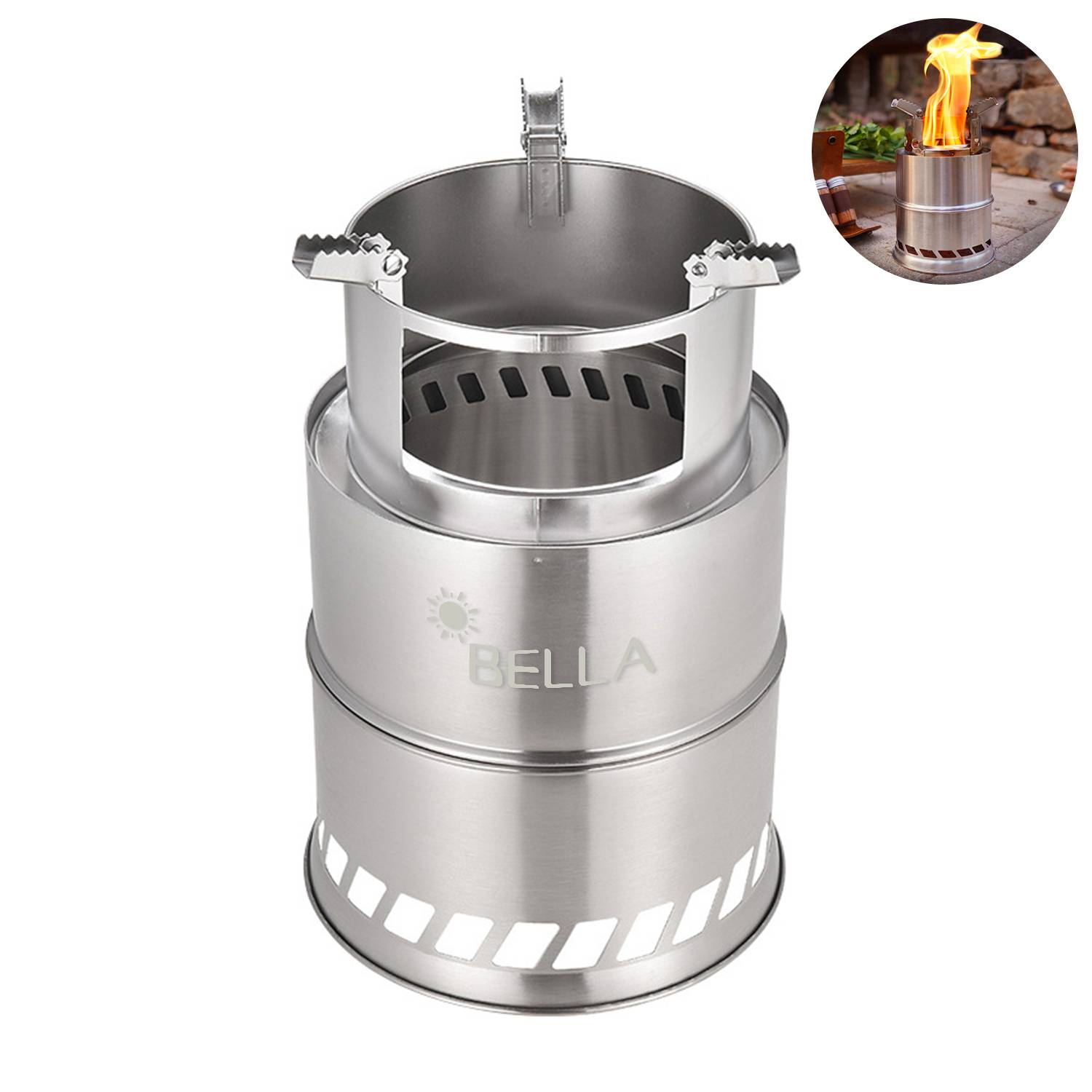Portable stainless steel Fire Pit 2