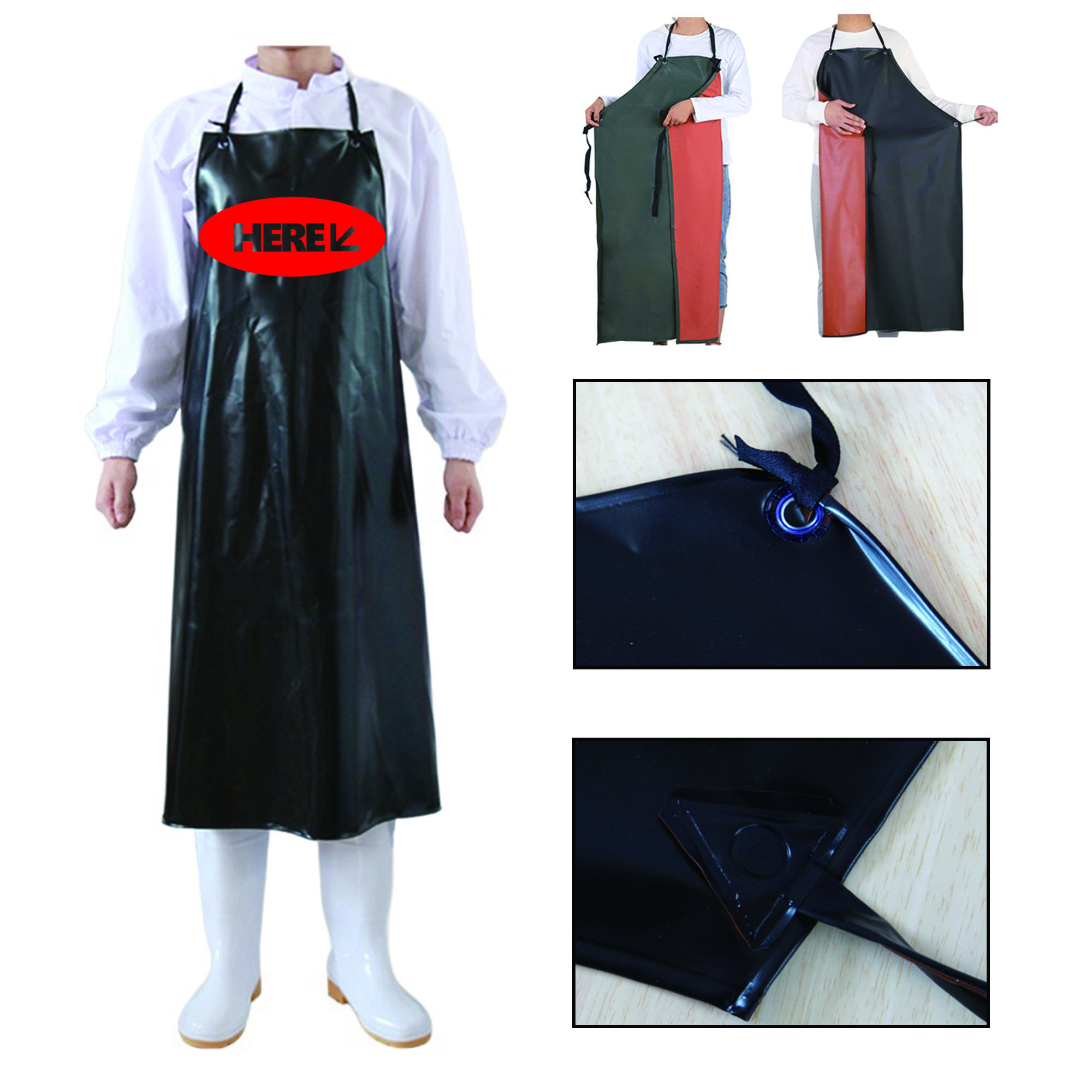 Full Color Professional PVC Double-Layer Apron 2