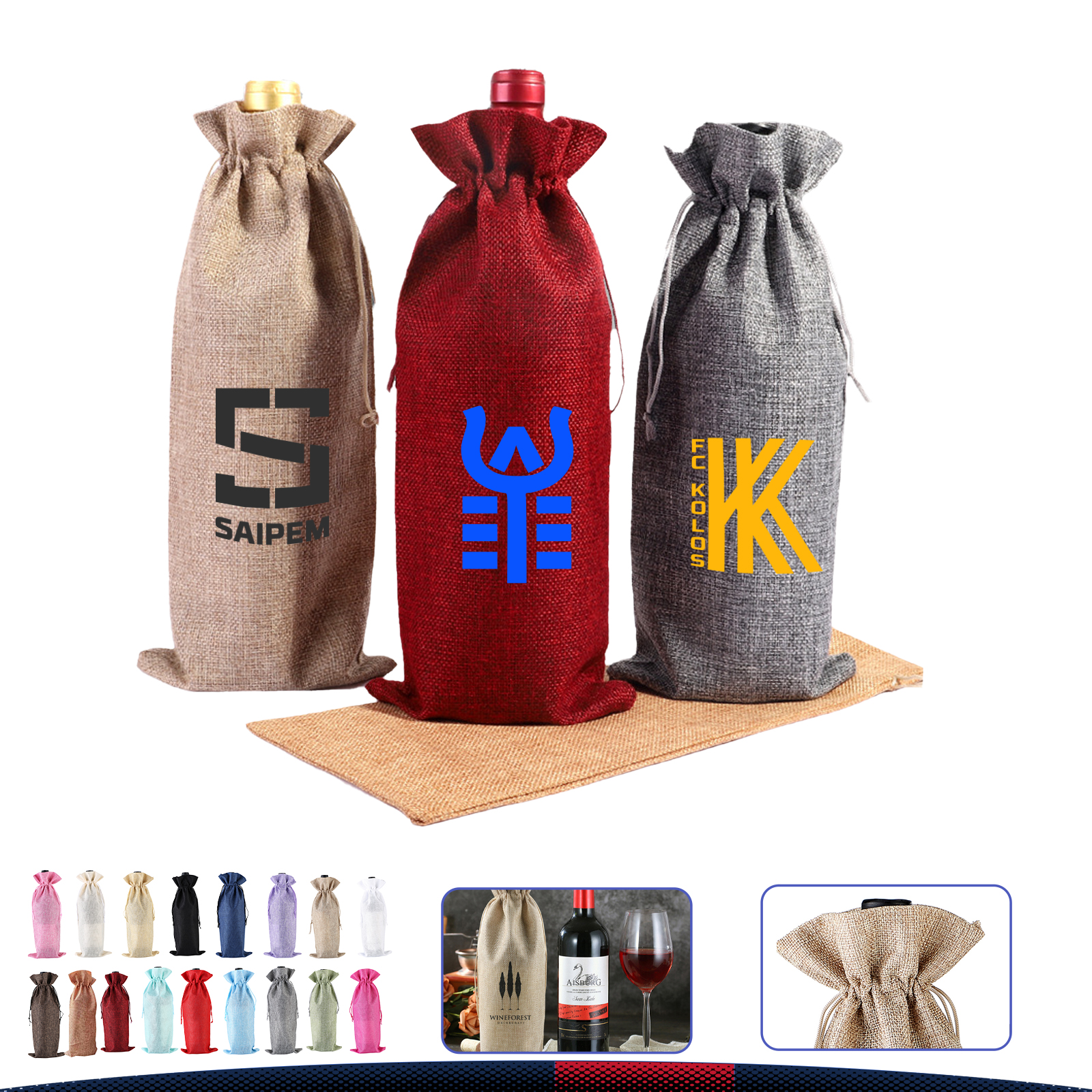 Burlet Wine Bottle Bag 7