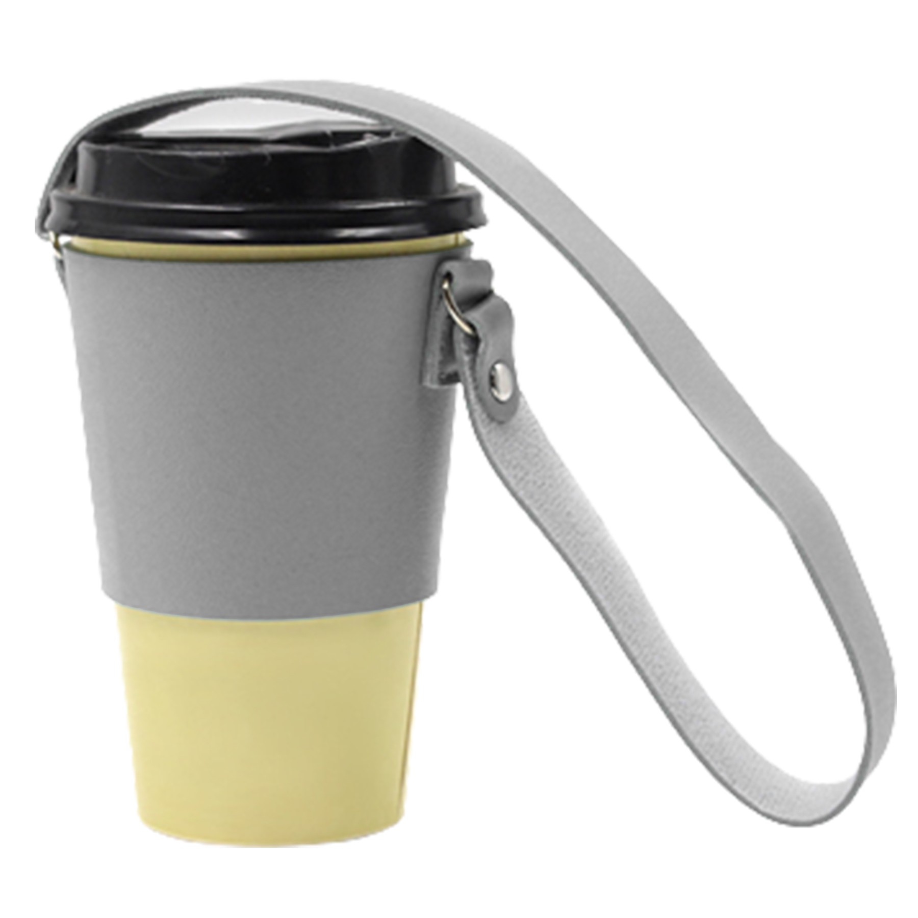 Leather Beverage Cup Holder Carrier 6