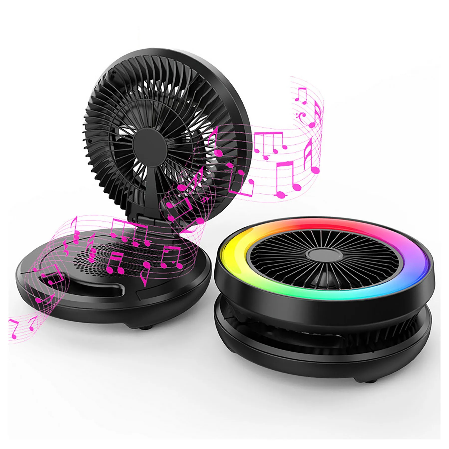 Tent Fan with Bluetooth Speaker 4