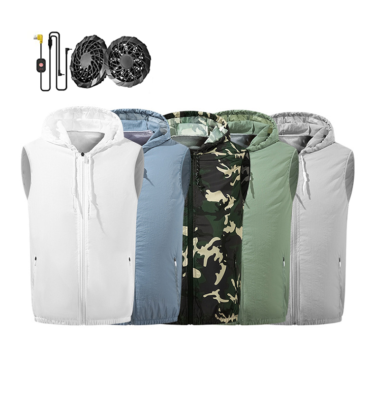 Creative Cooling Fan Vest Clothes 3