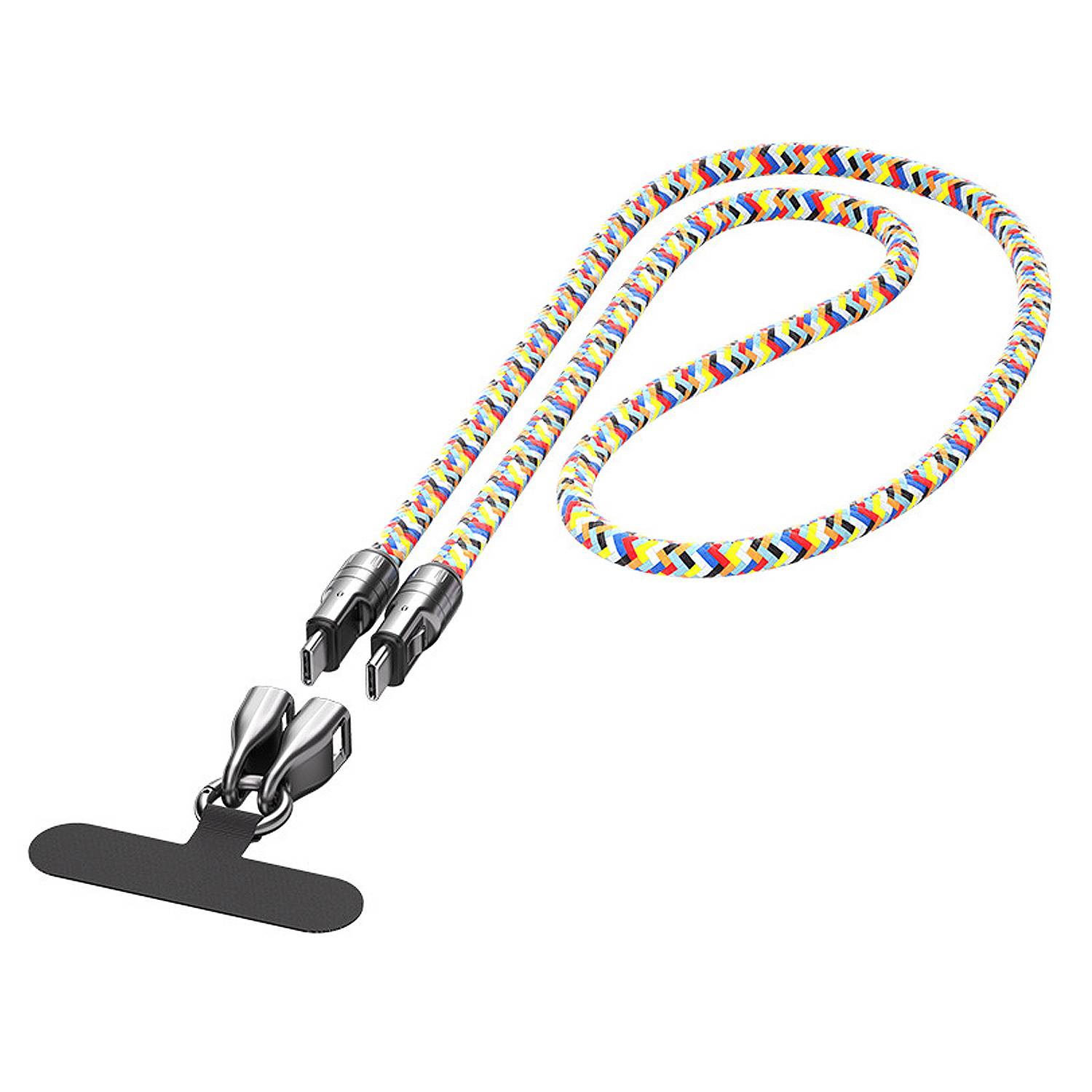 Multiple Use USB Charging Cable w/ Lanyard for Travel 5