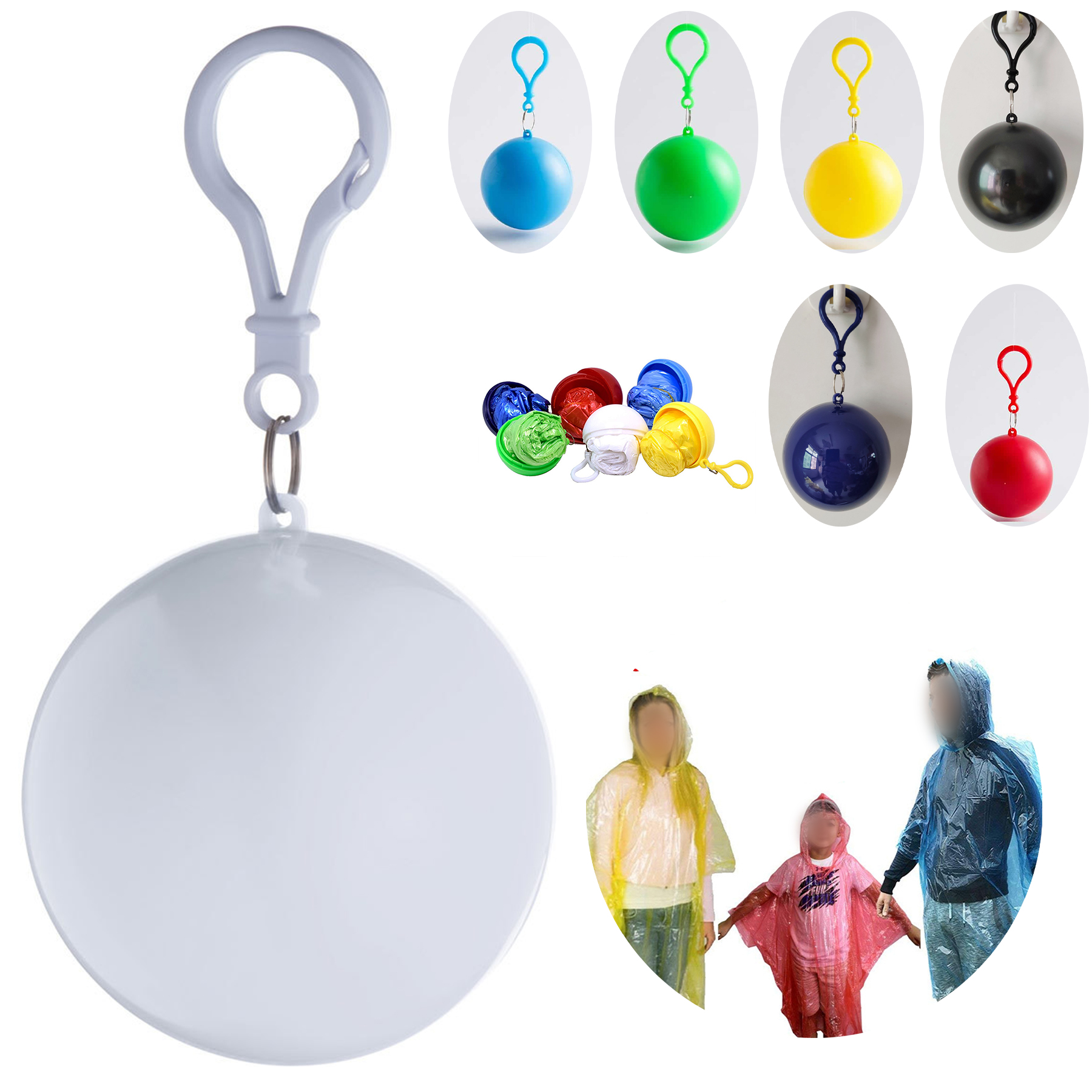Portable Disposable Emergency Raincoat