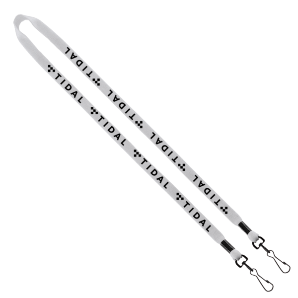 1/2" Cotton Double Swivel Hook Lanyard 12