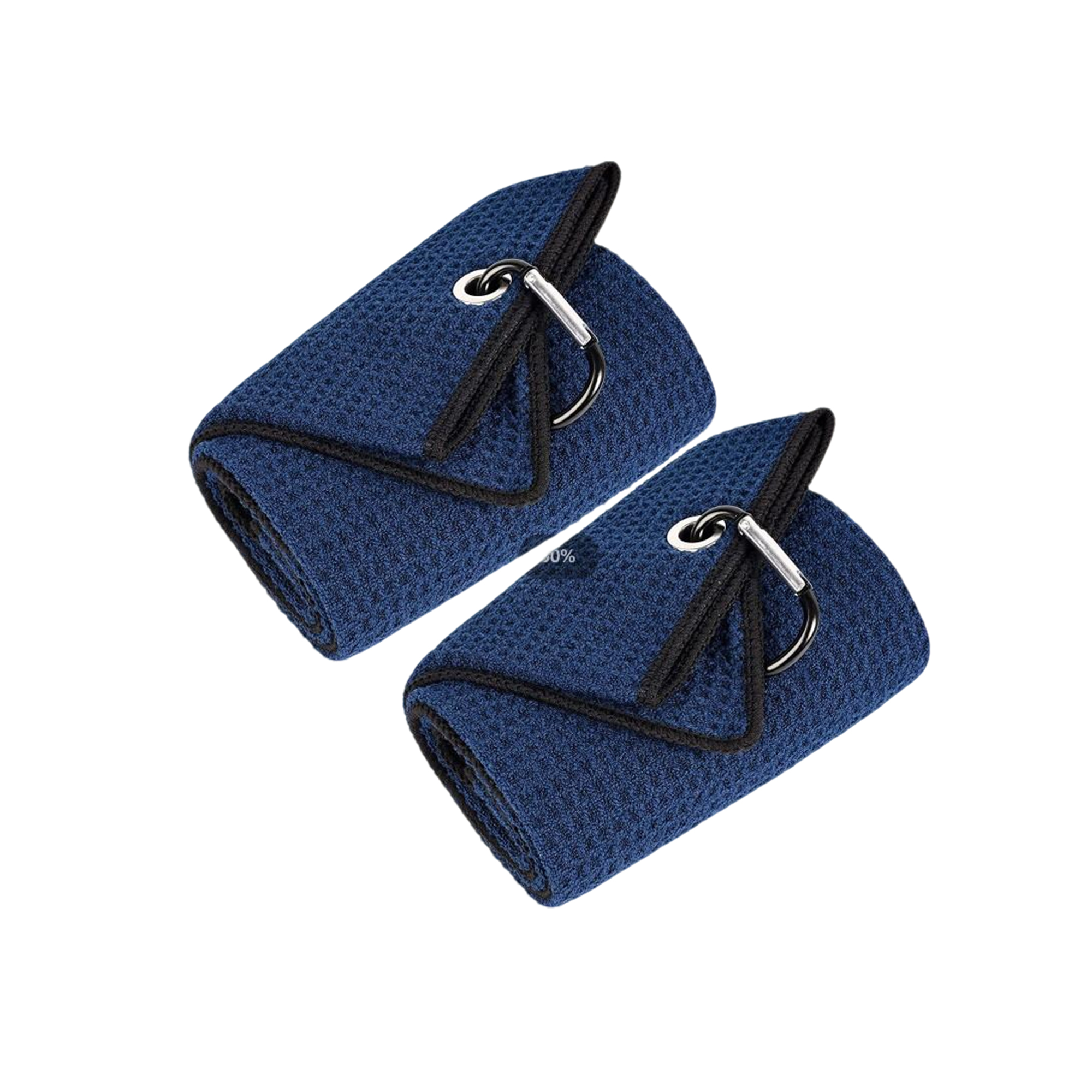 Waffle Microfiber Golf Towel With Carabiner 12 x 12 13