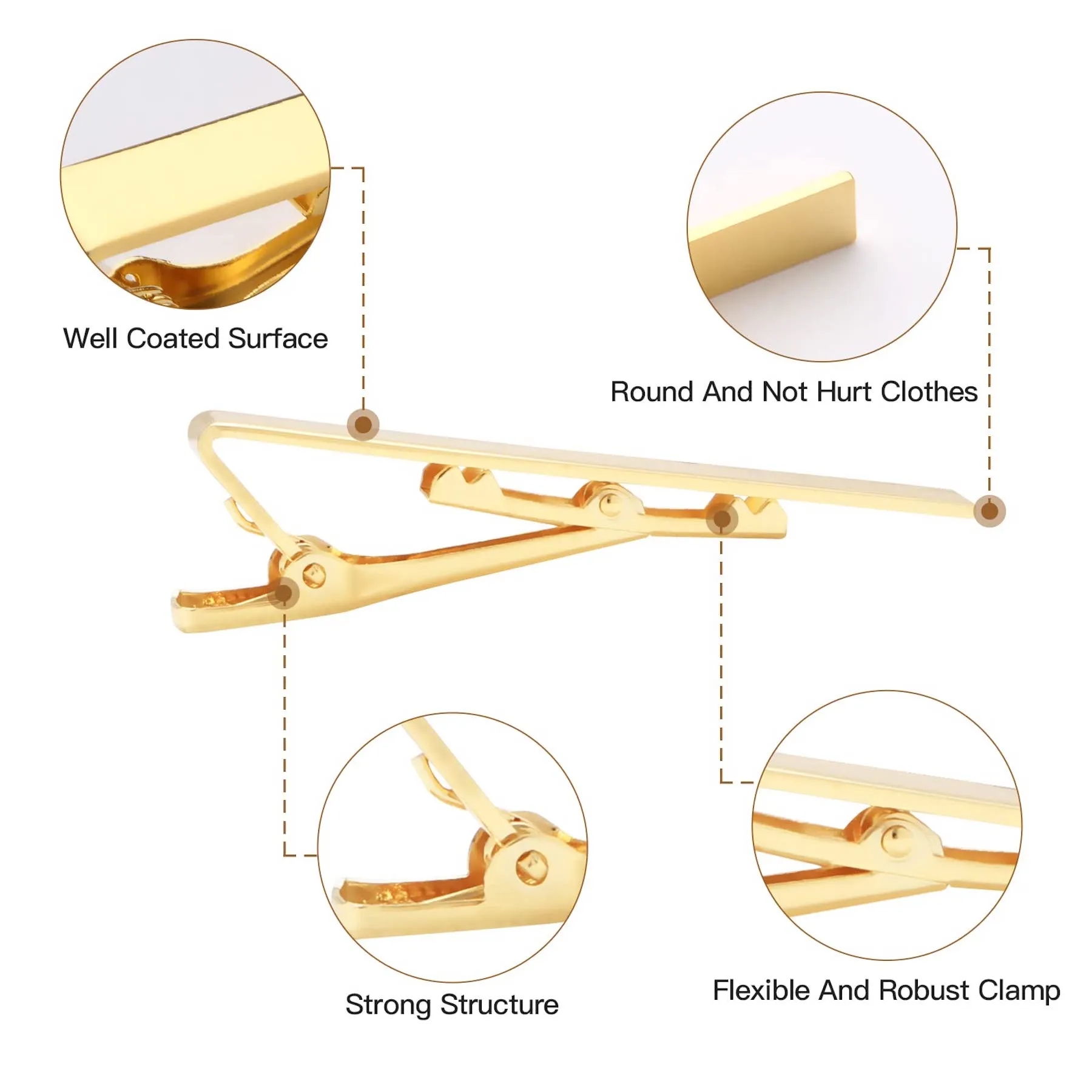 Tie Clips for Men 4