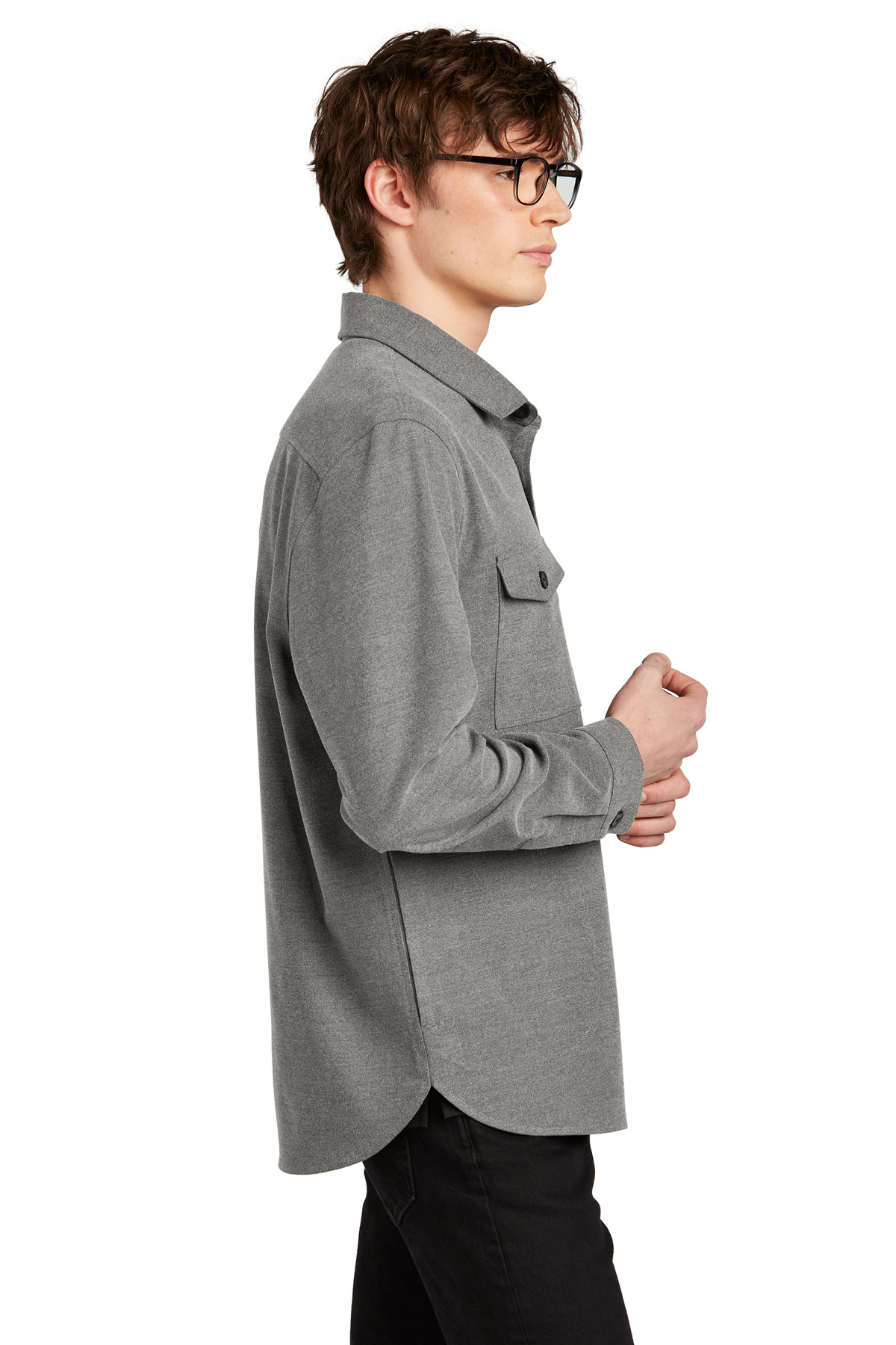 Mercer+Mettle Long Sleeve Twill Overshirt MM2020 8