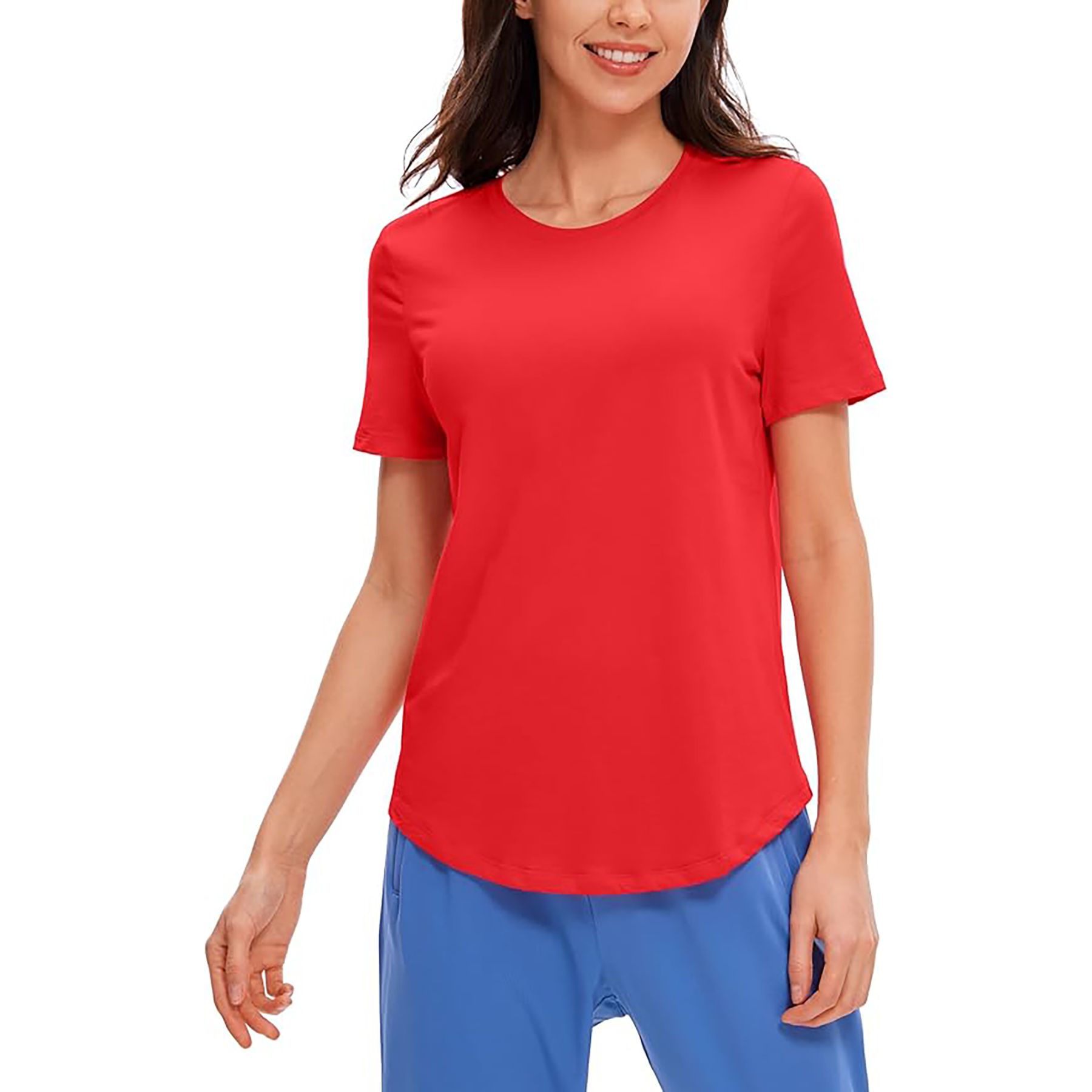 Men's Cotton Hip Hop Crew Neck Long T Shirt 1