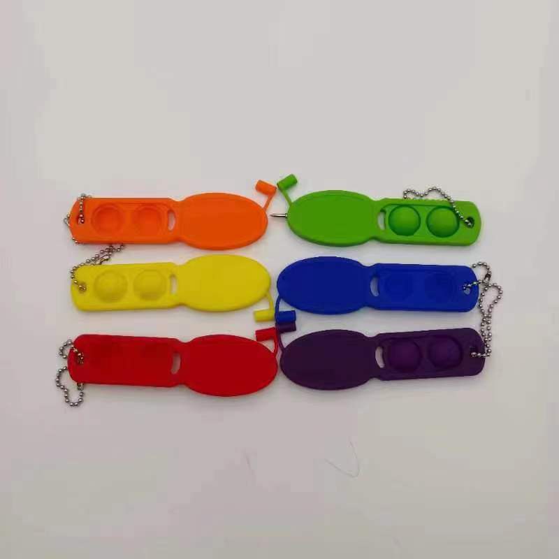 Pop Keychain Silicone Stress Relief Fidget Toy Pen 2