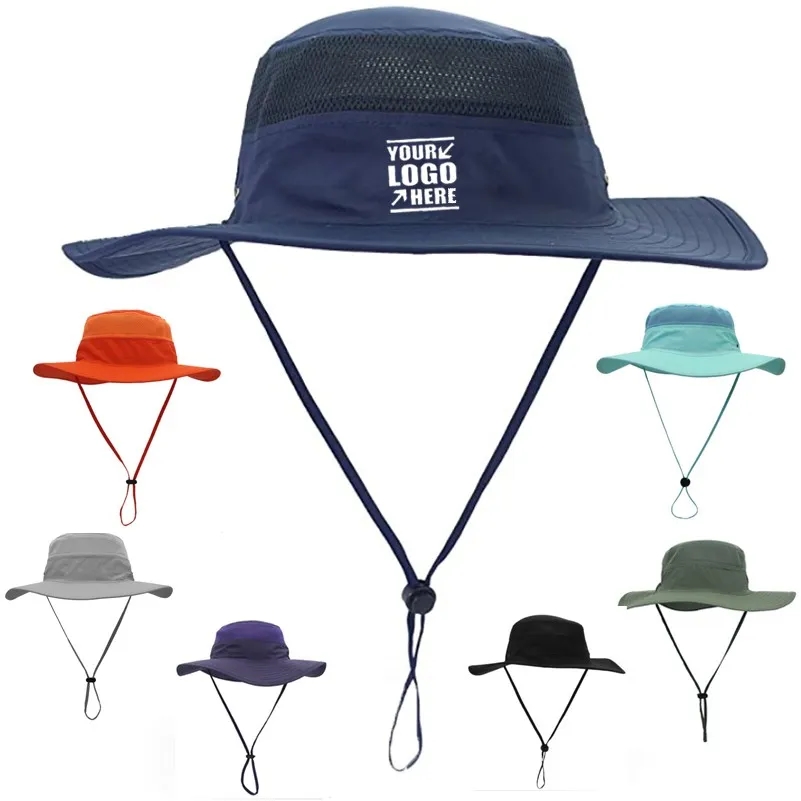 Wide Brim UV Sun Protection Fishing Hiking Bucket Hat