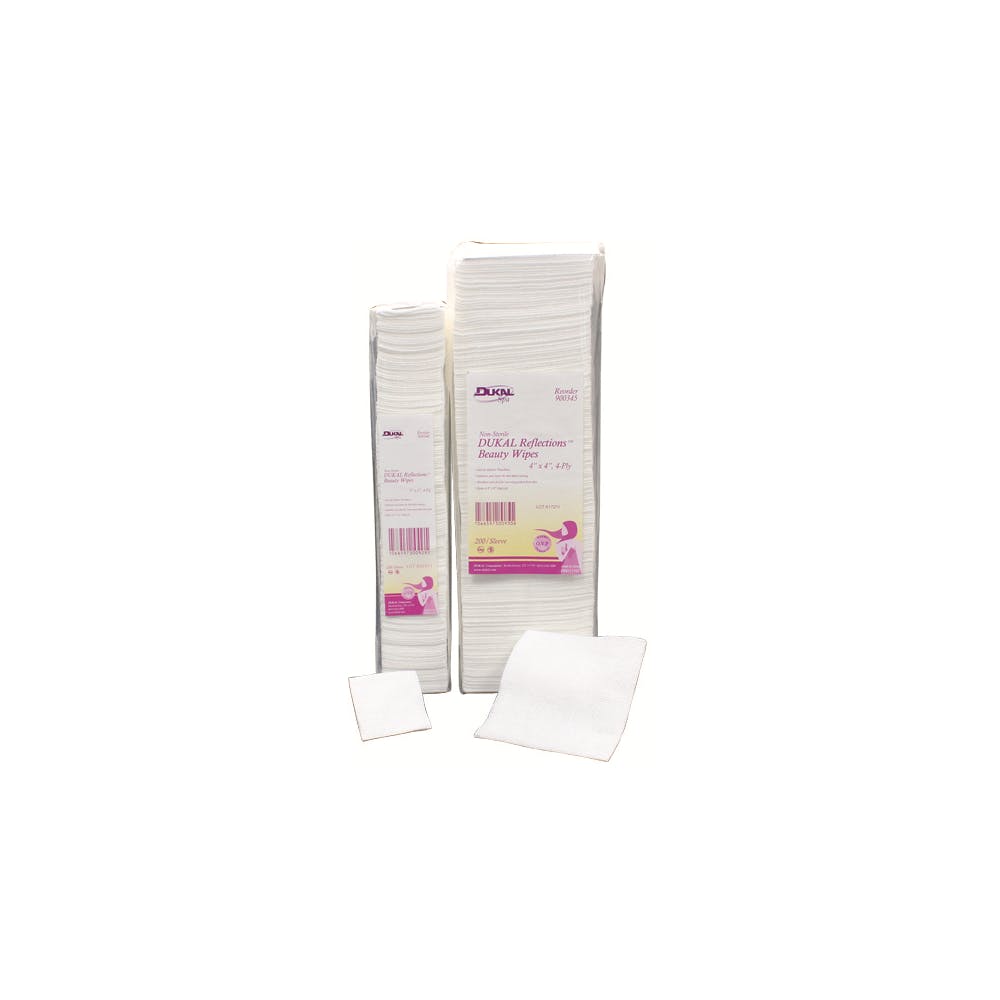Beauty Wipes - 4 ply 200 Pack 2" x 2" 2