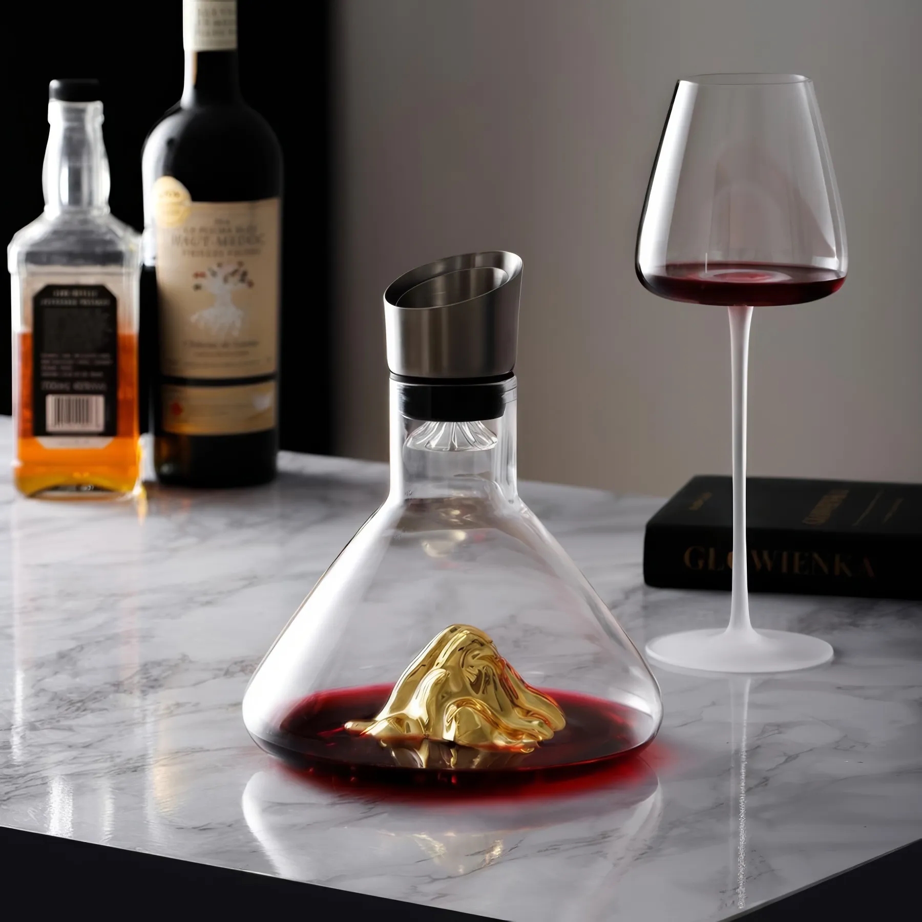Glass Mountain Wine Decanter 5