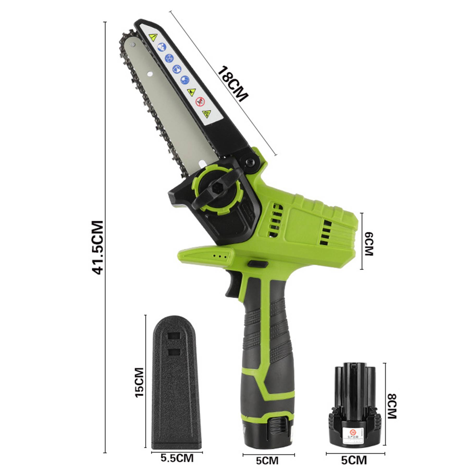 6 Inch Mini Chainsaw Cordless 2
