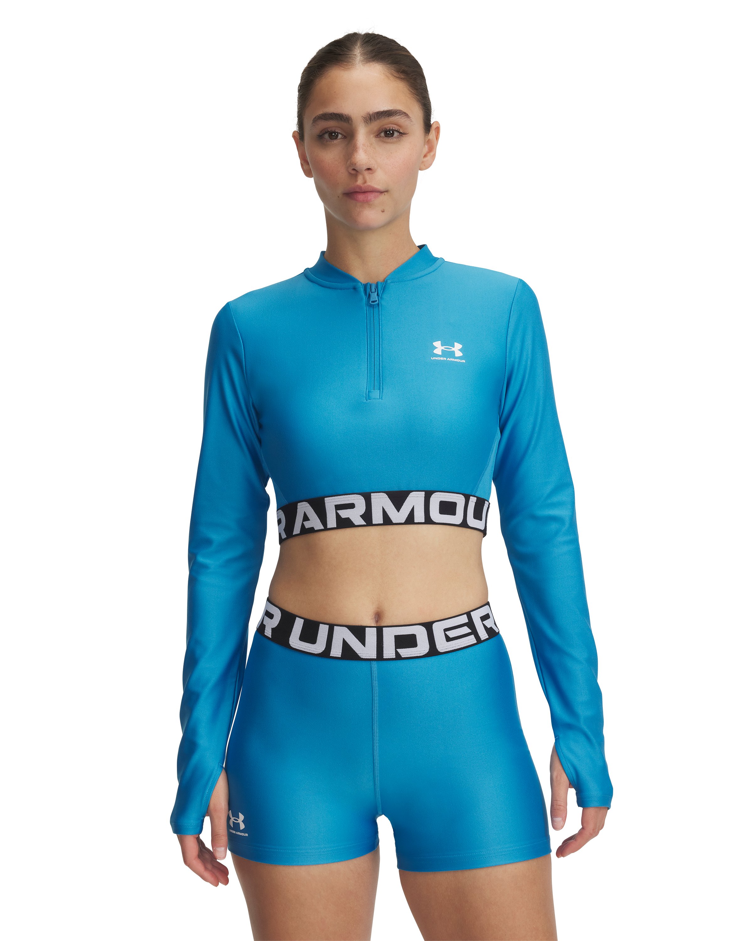 HeatGear Rib Women's Zip Long Sleeve 5
