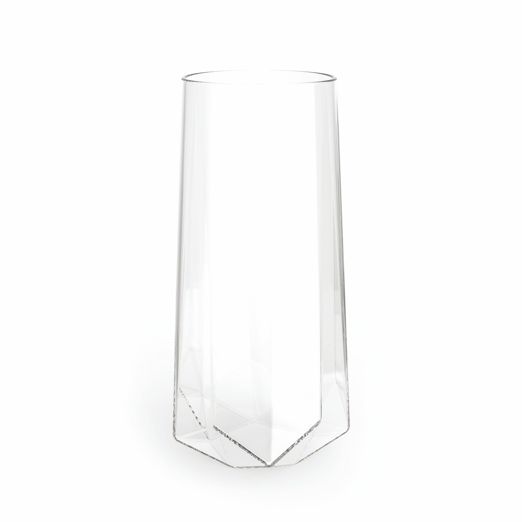Viski® Faceted Crystal Stemless Champagne Flute, set of 2 8