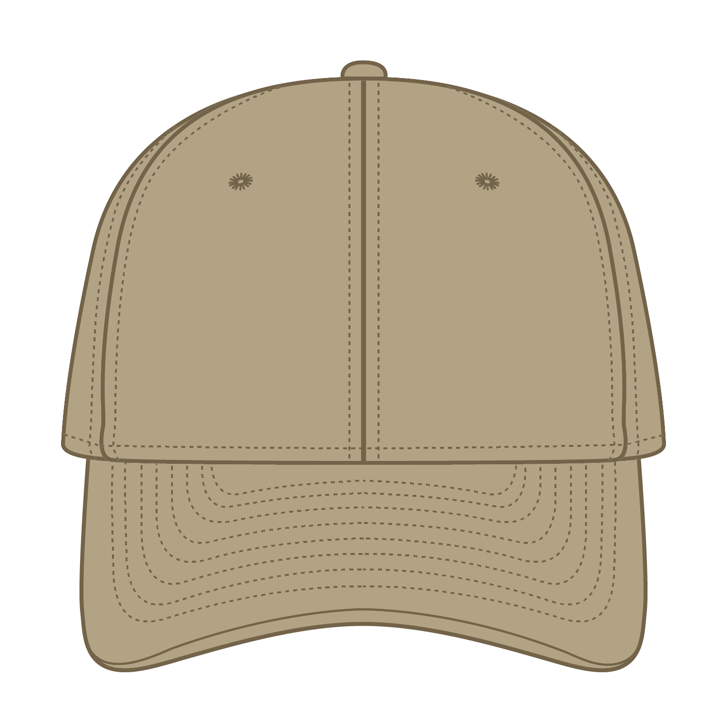 OTTO CAP® OTTO FLEX® Fitted 6 Panel Low Profile Baseball Cap 1