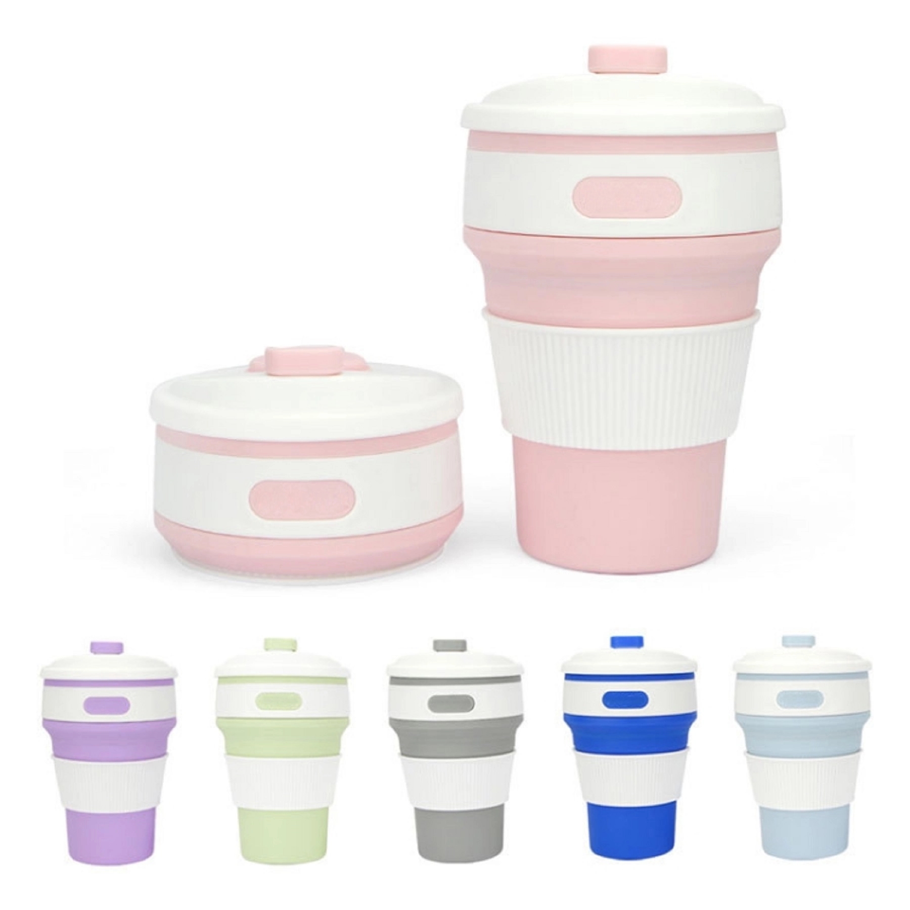 12 oz Travel Silicone Collapsible Coffee Mug 2