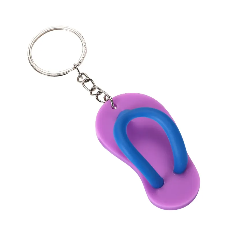 Soft PVC Flip Flops Keychain 2