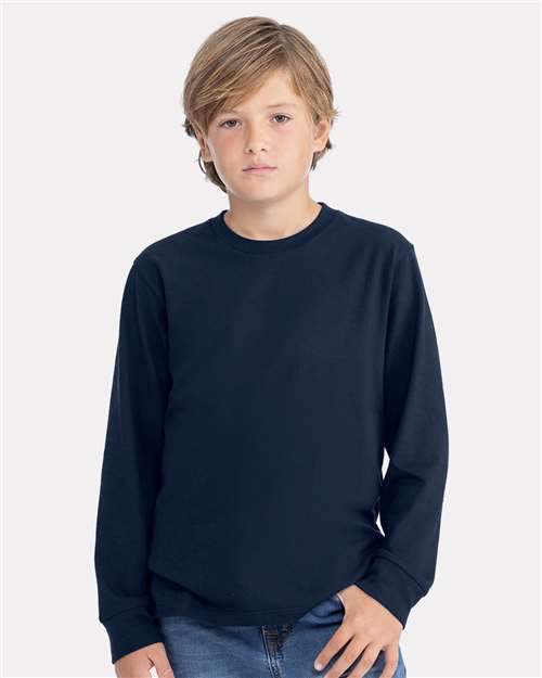 Youth Cotton Long Sleeve Tee - 3311 44