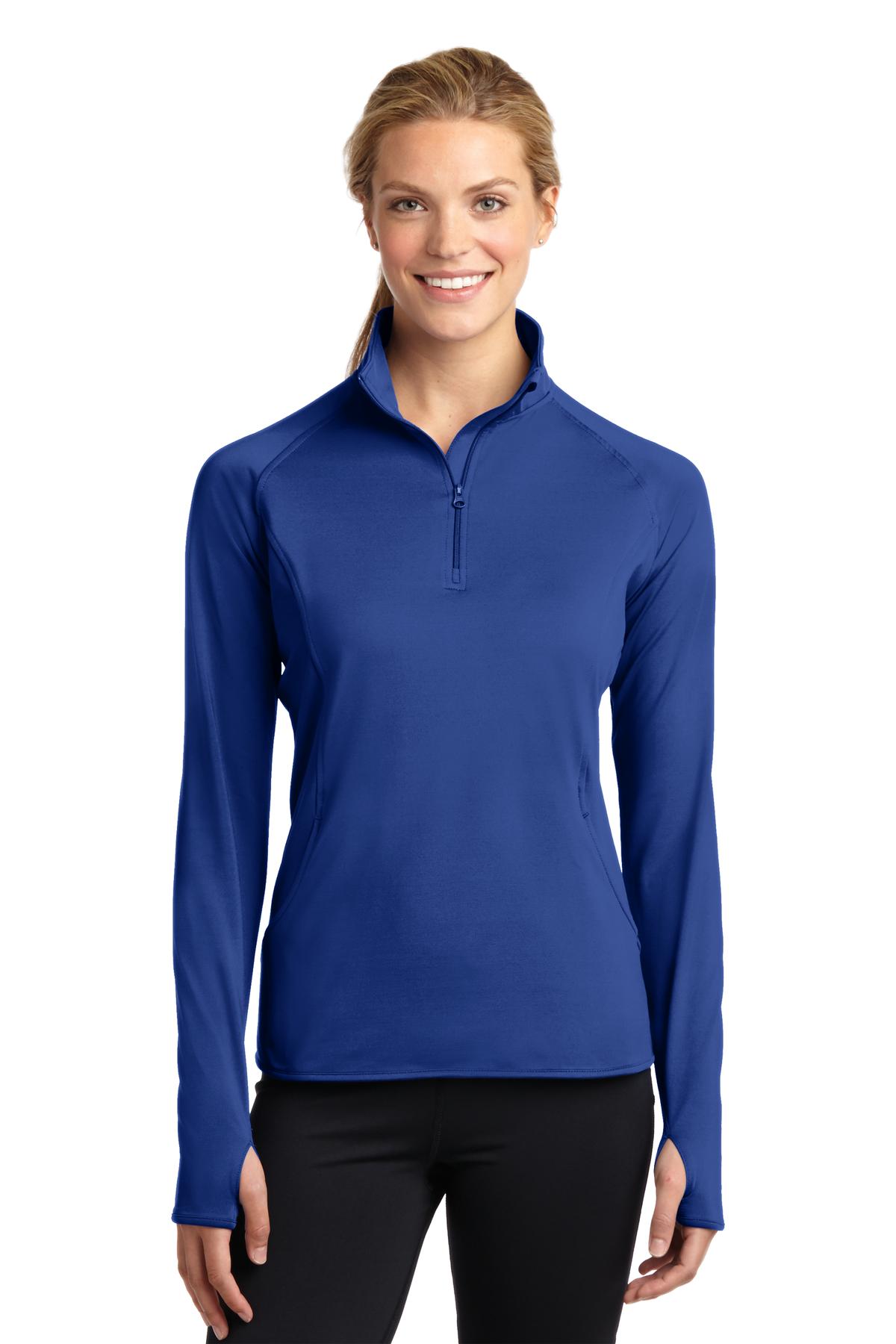Sport-Tek® Women's Sport-Wick Stretch 1/4-Zip Pullover 3