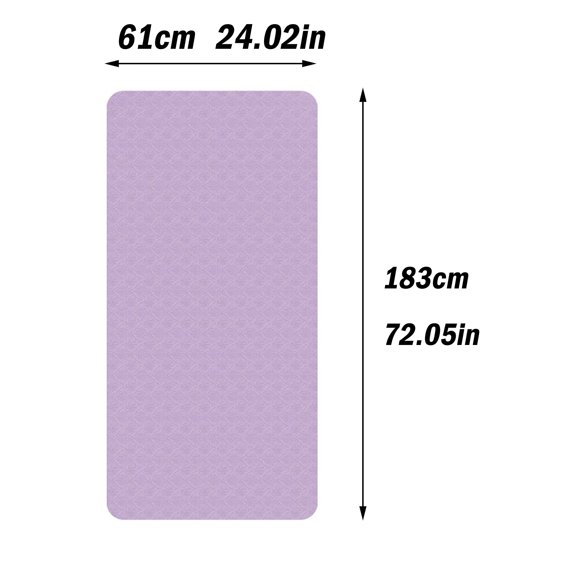 TPE Anti Slip Shock Absorbing Silent Yoga Mat 2