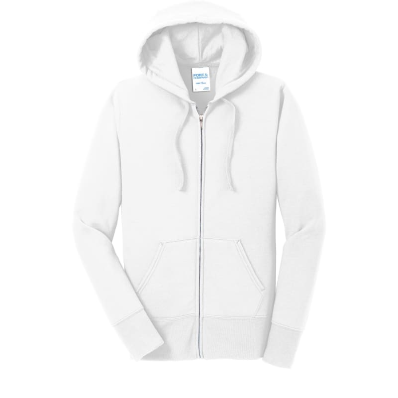 Port & Company Women's Core Fleece Full-Zip Hooded Sweatshirt., custom hoodie or sweatshirt with logo imprint 39